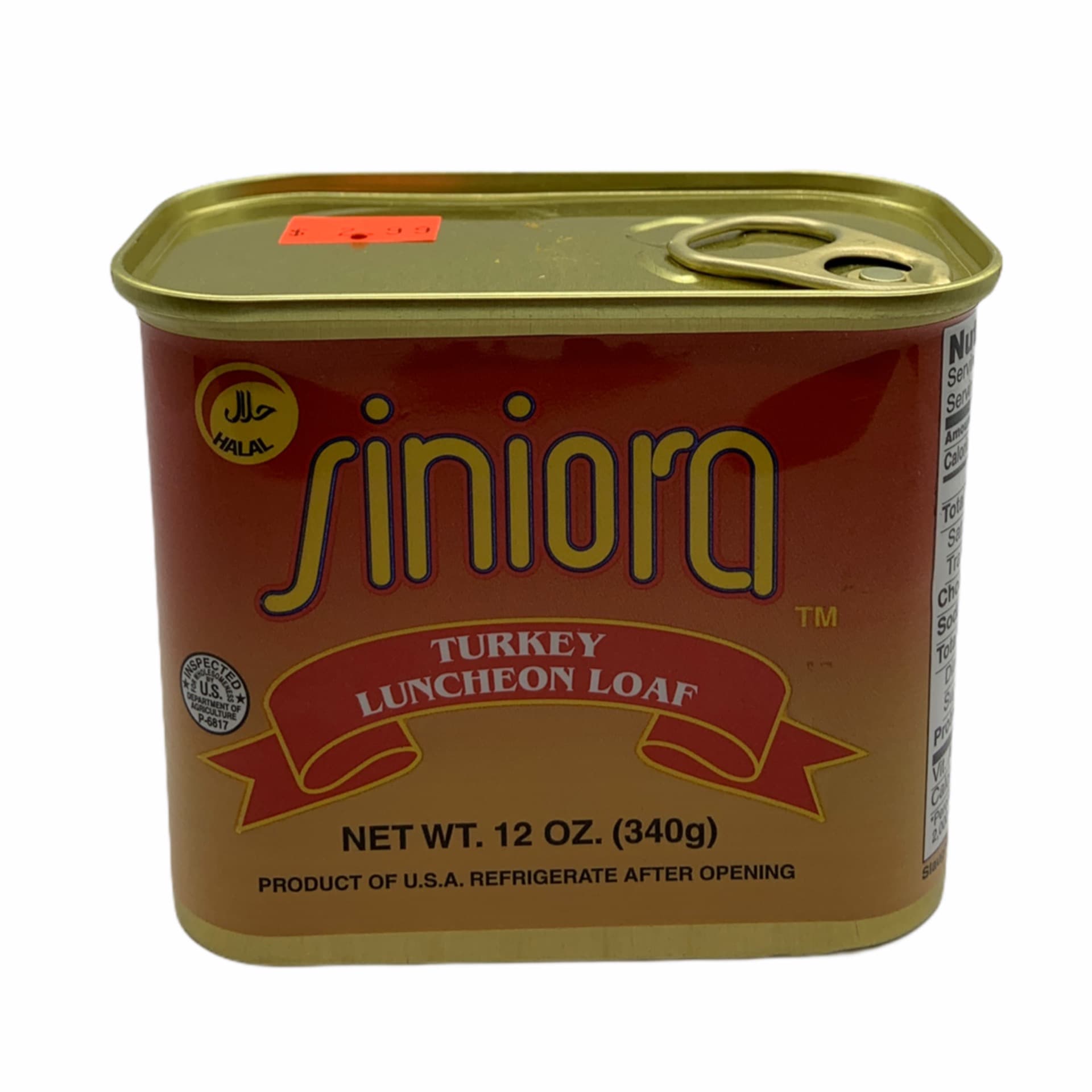 Siniora Turkey Luncheon Loaf