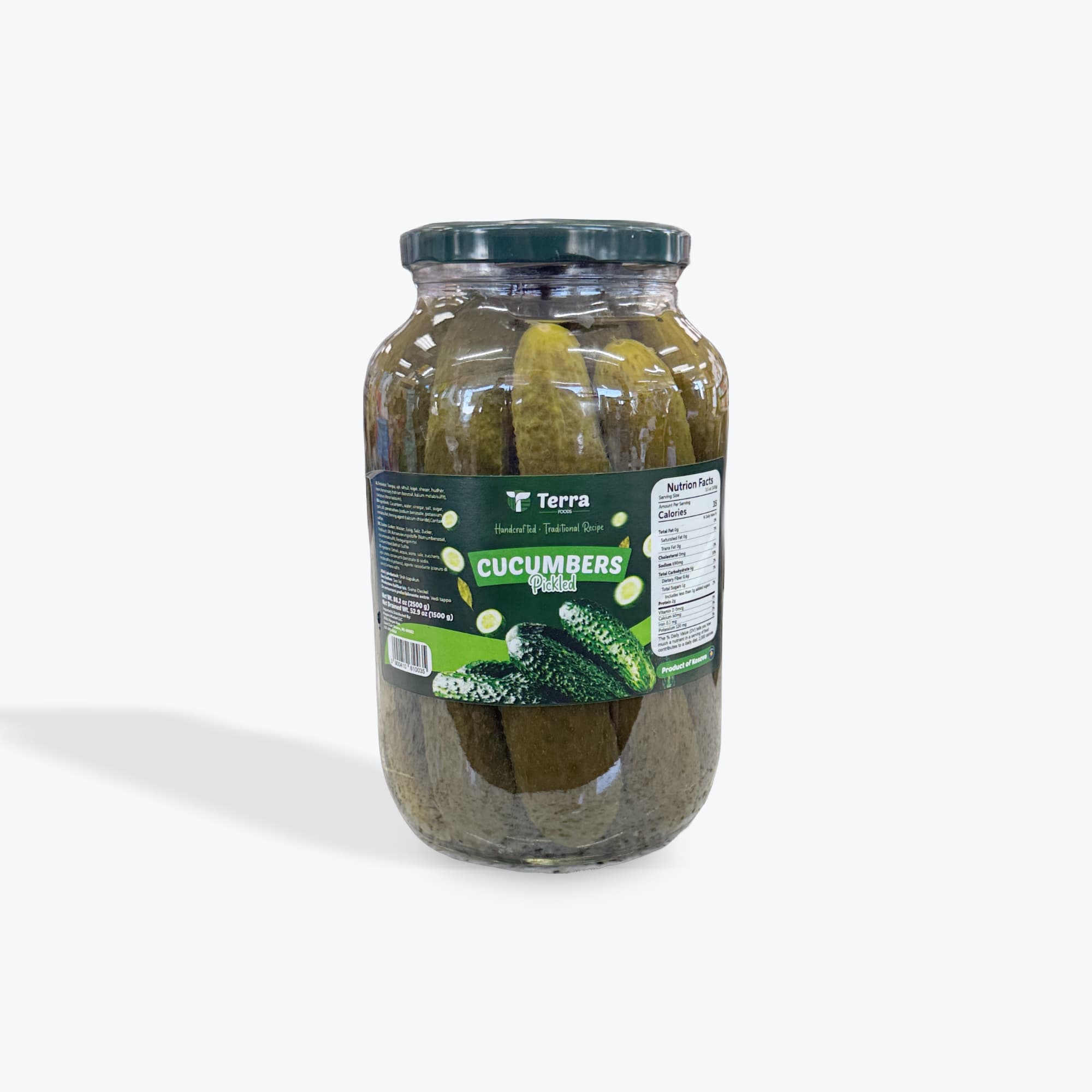 Terra Pickled Cucumbers 2.5kg