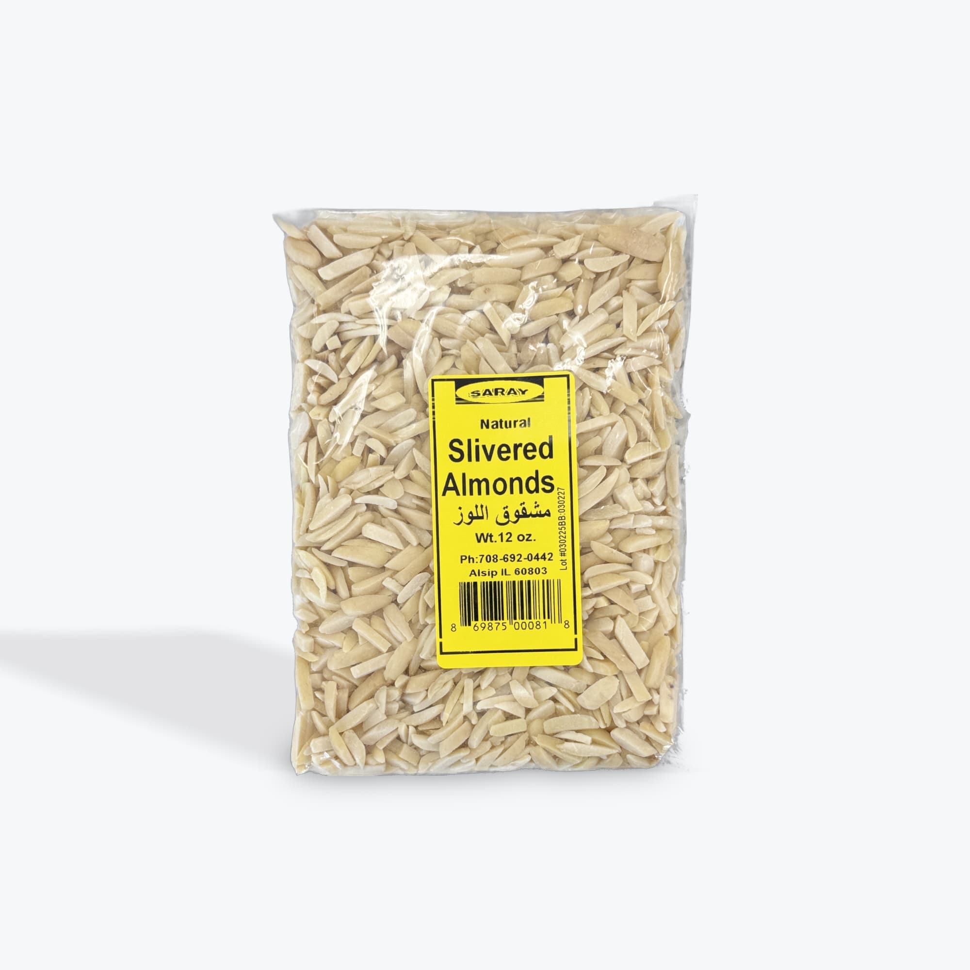 Saray Slivered Almonds 12oz