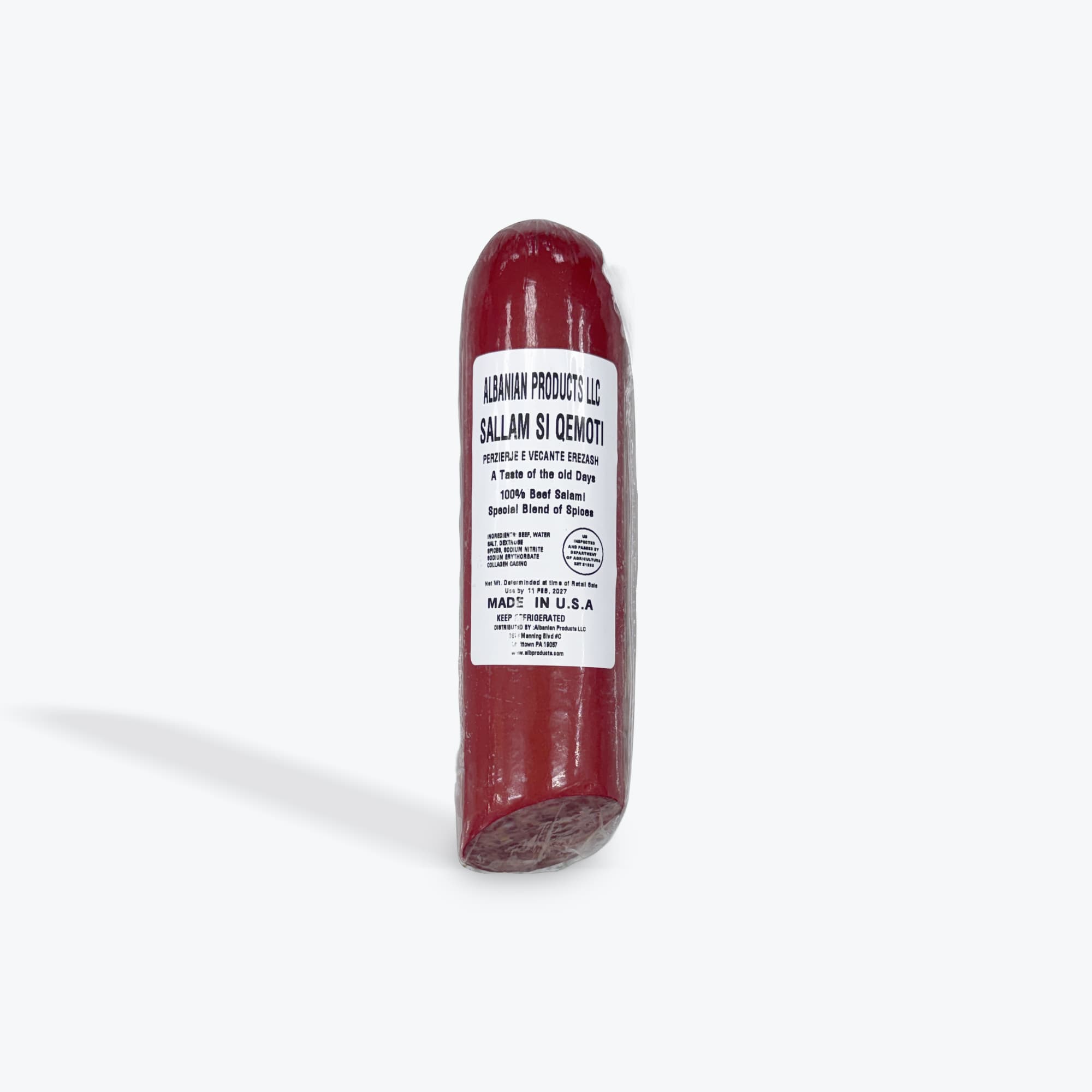 Albanian Si Qemoti Beef Salami