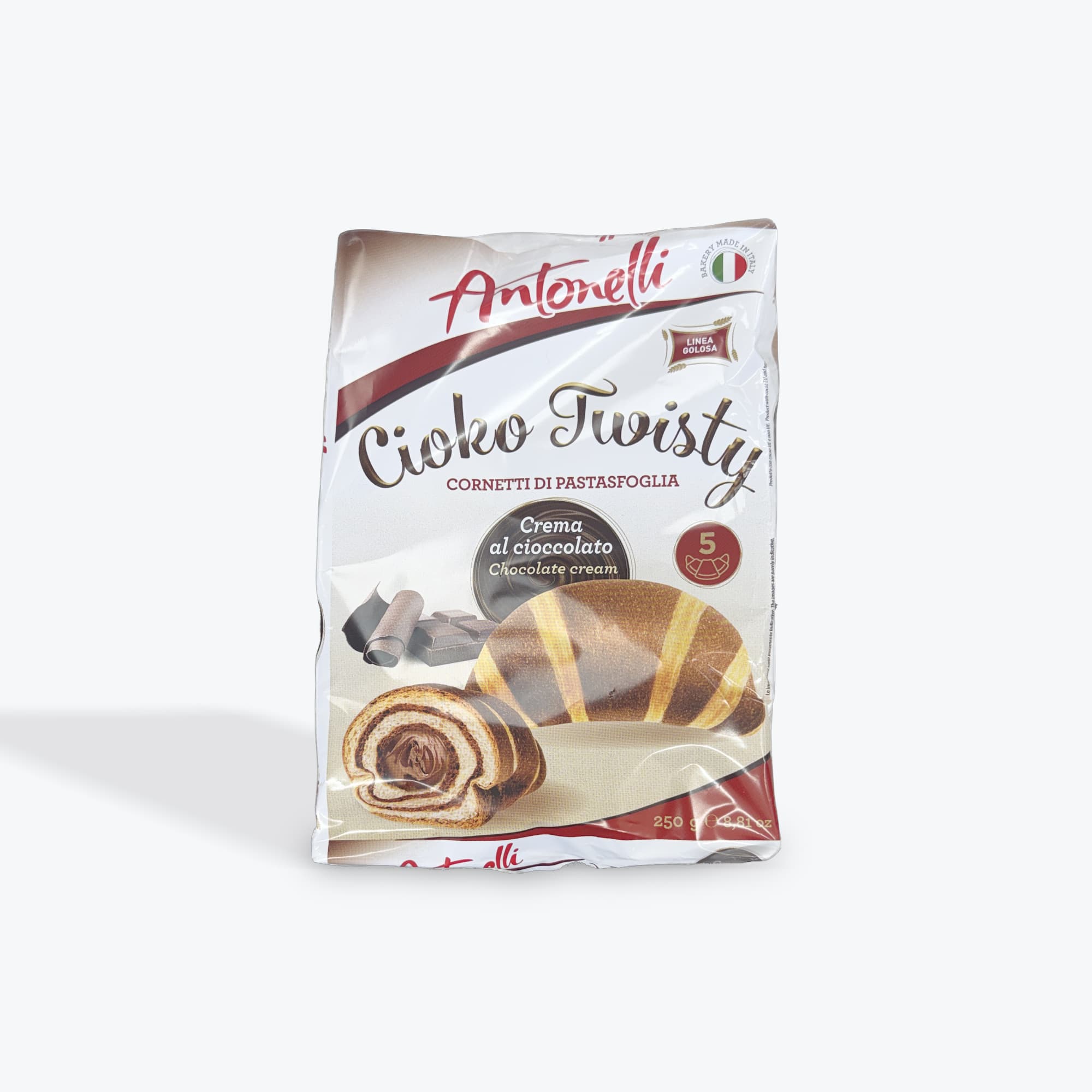 Antonelli Puff Pastry Croissant W Chocolate 250g