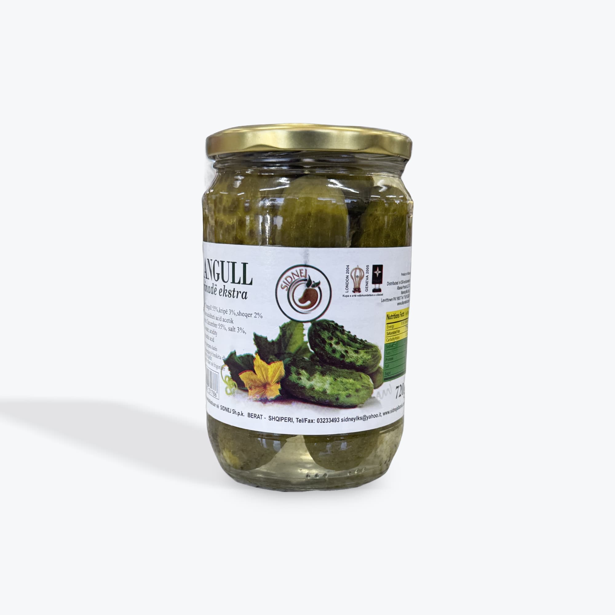 Sidnej Pickled Cucumbers 720g