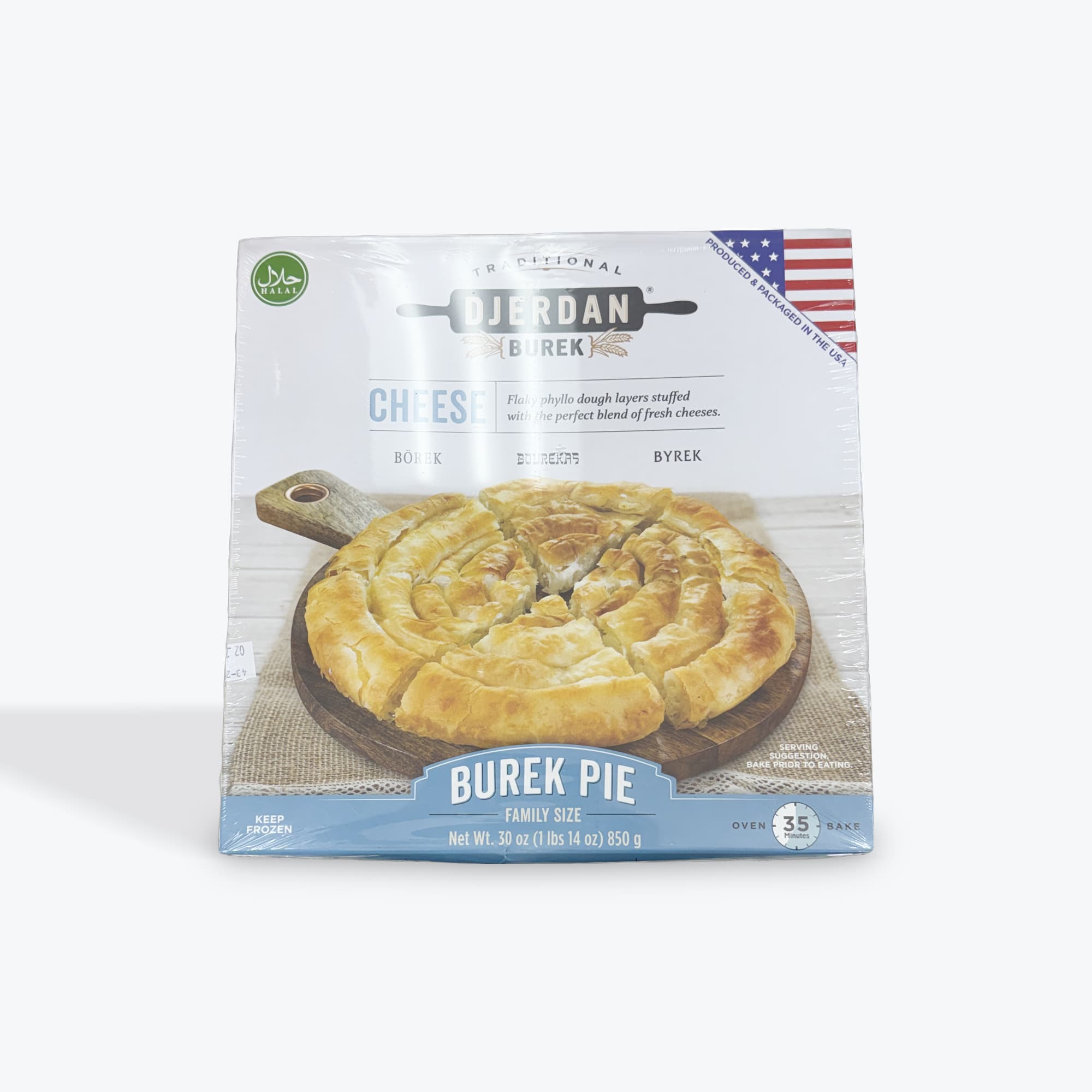 Djerdan Burek Pie W Cheese 850g