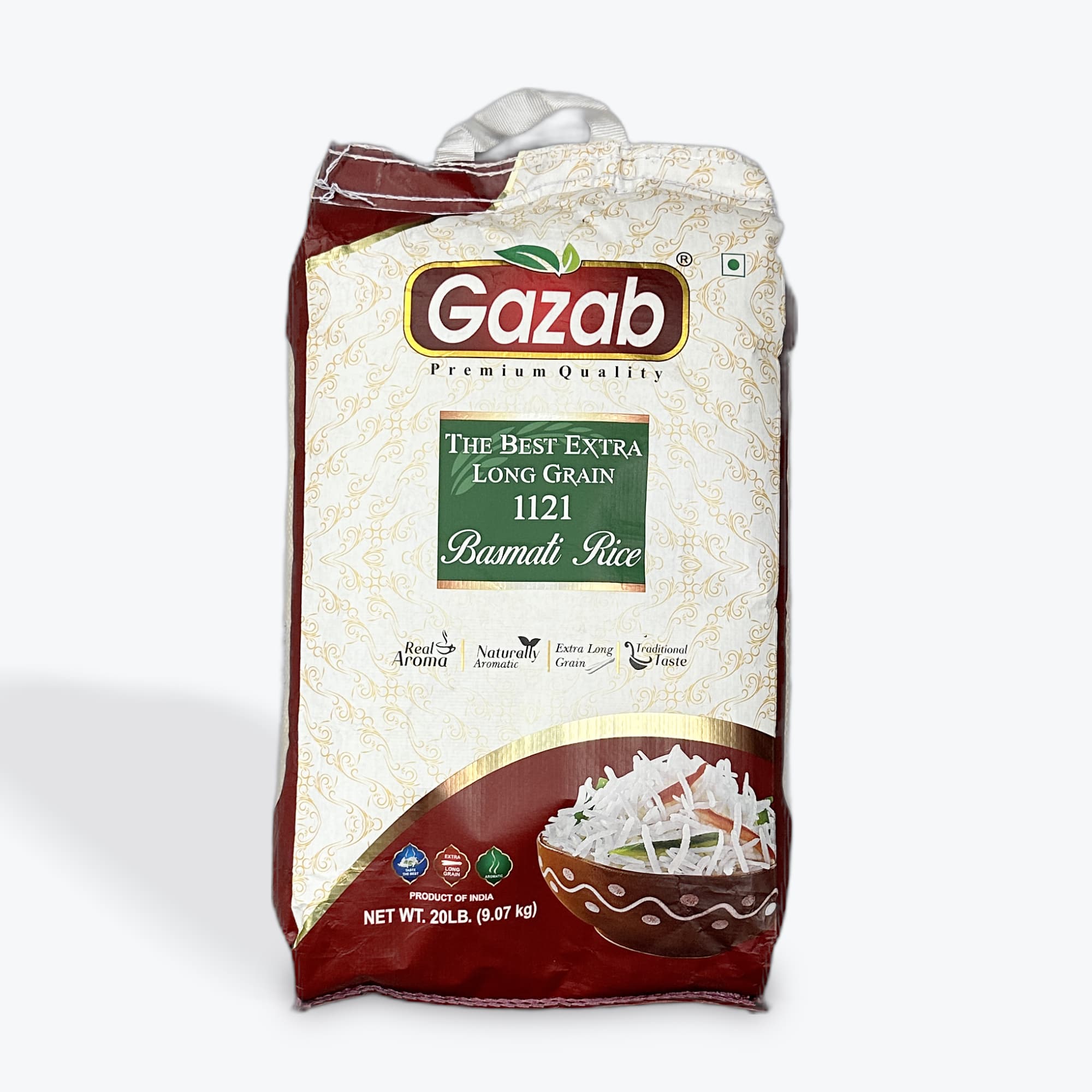 Gazab 1121 Basmati Rice 20Lb