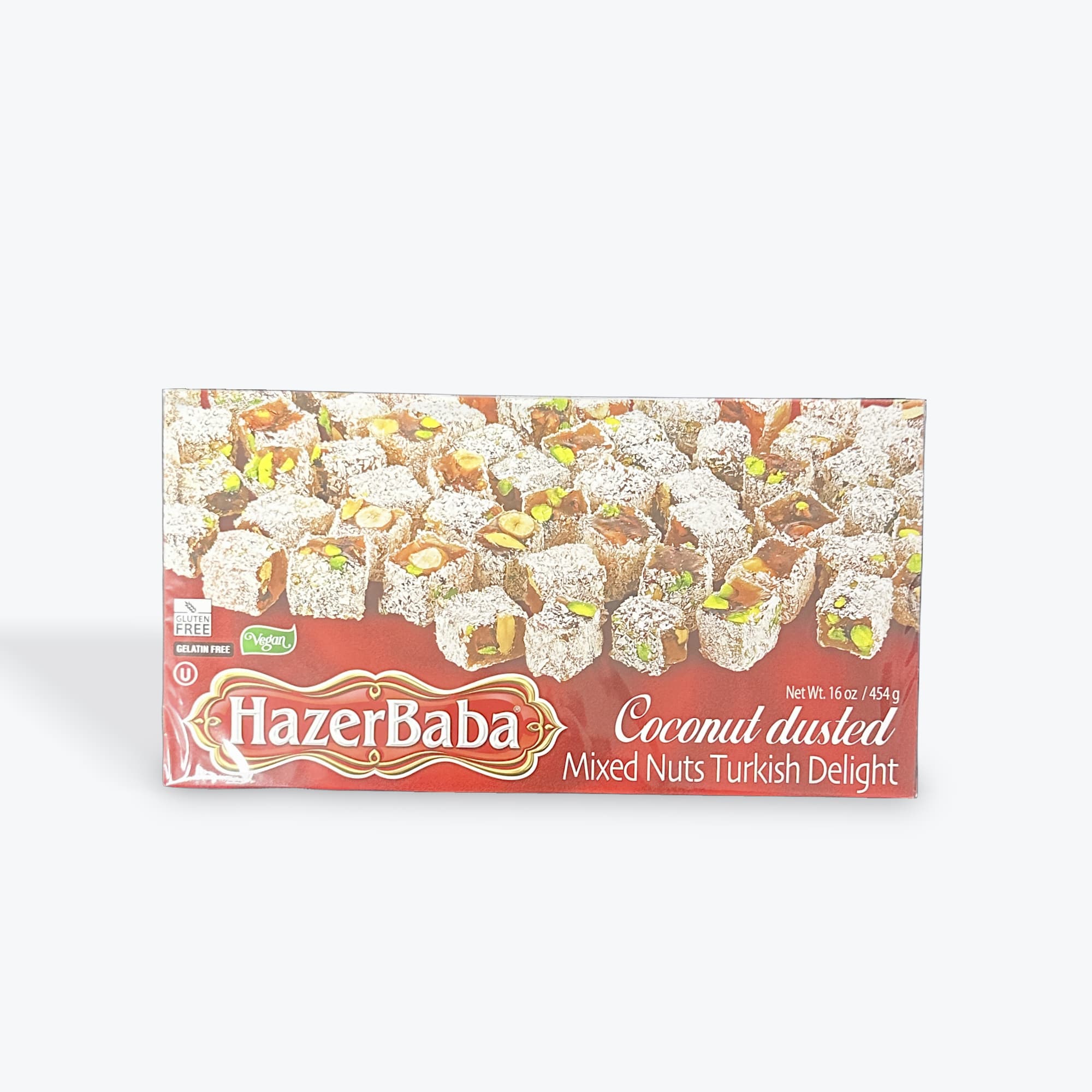 Hazerbaba Turkish Delight Coconut Mixed Nuts 16oz