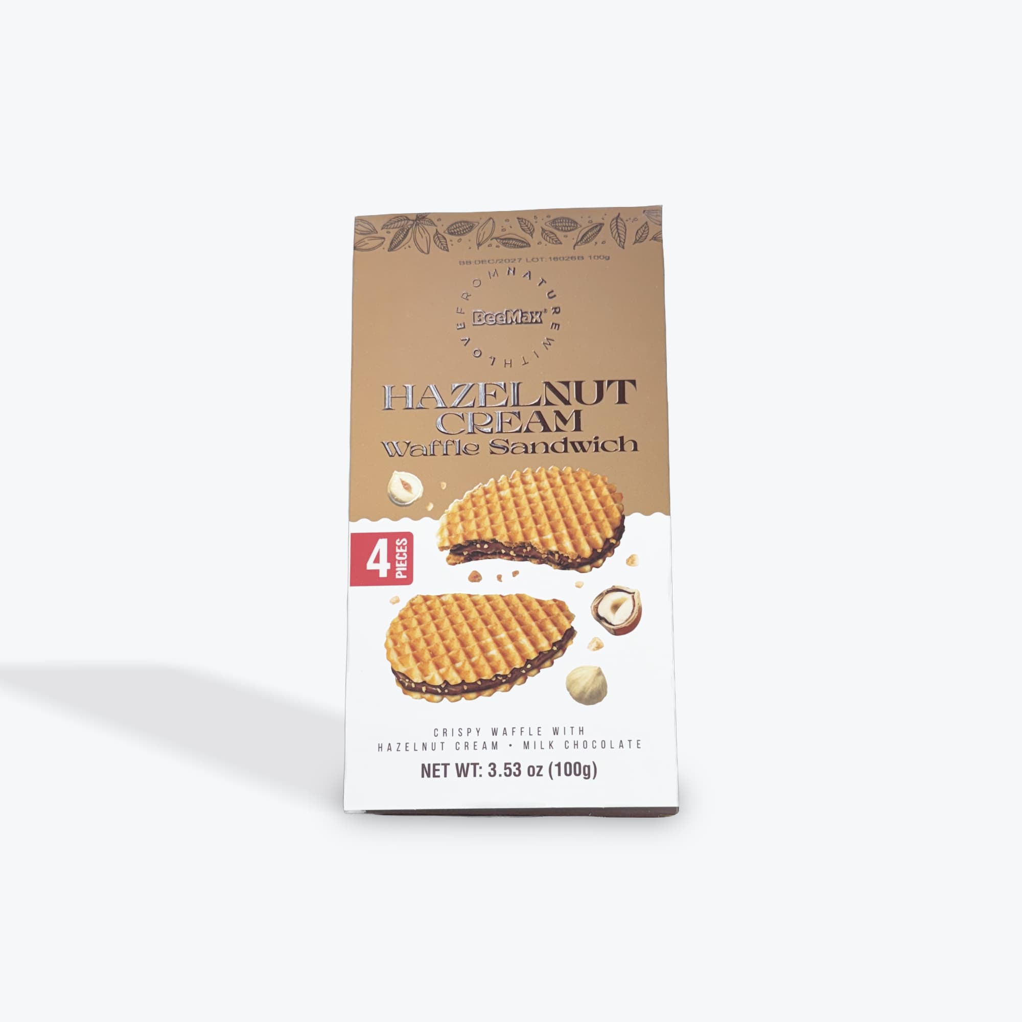 BeeMax Hazelnut Wafer Sandwhich 100g