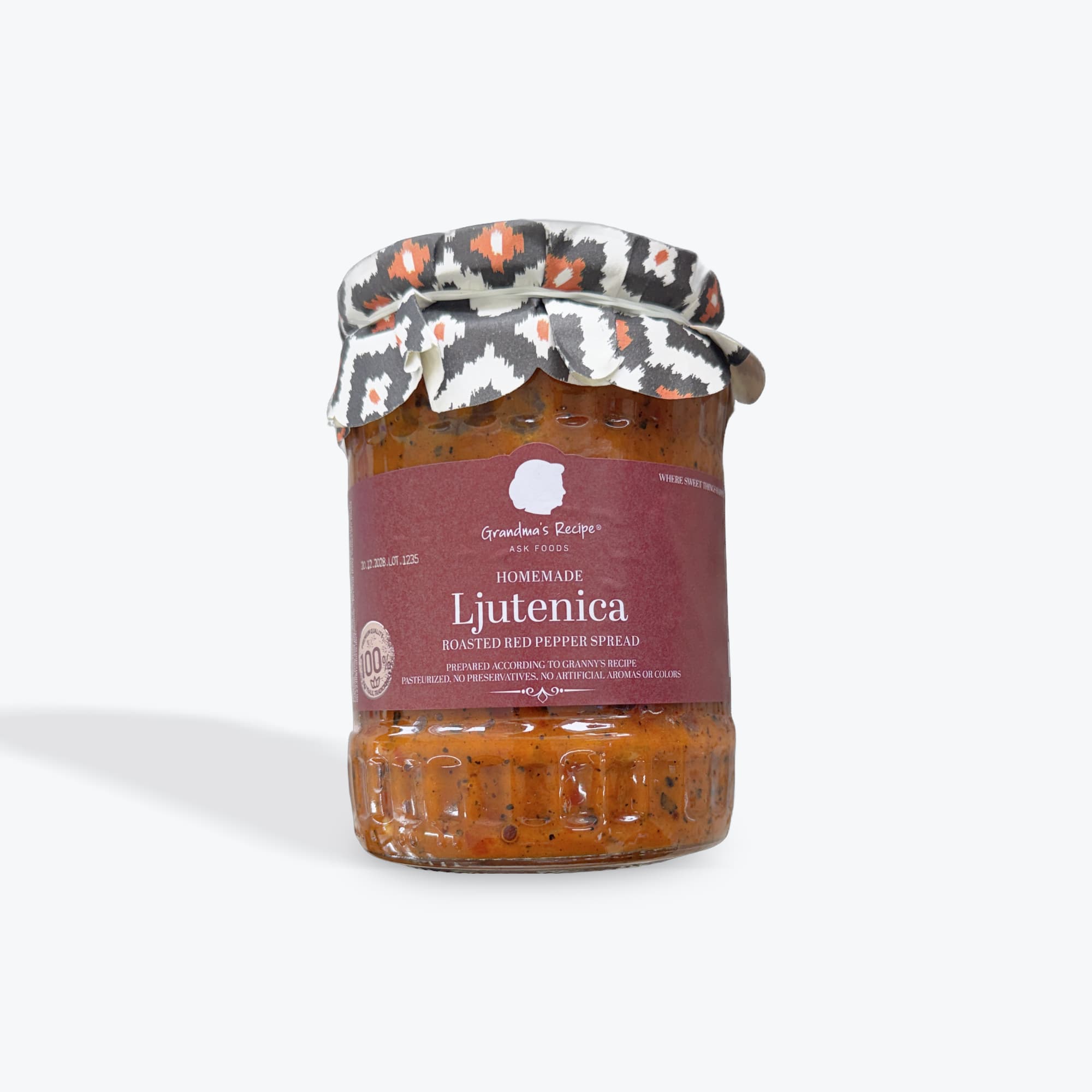 Grandmas Recipe Ljutenica Spread 550g
