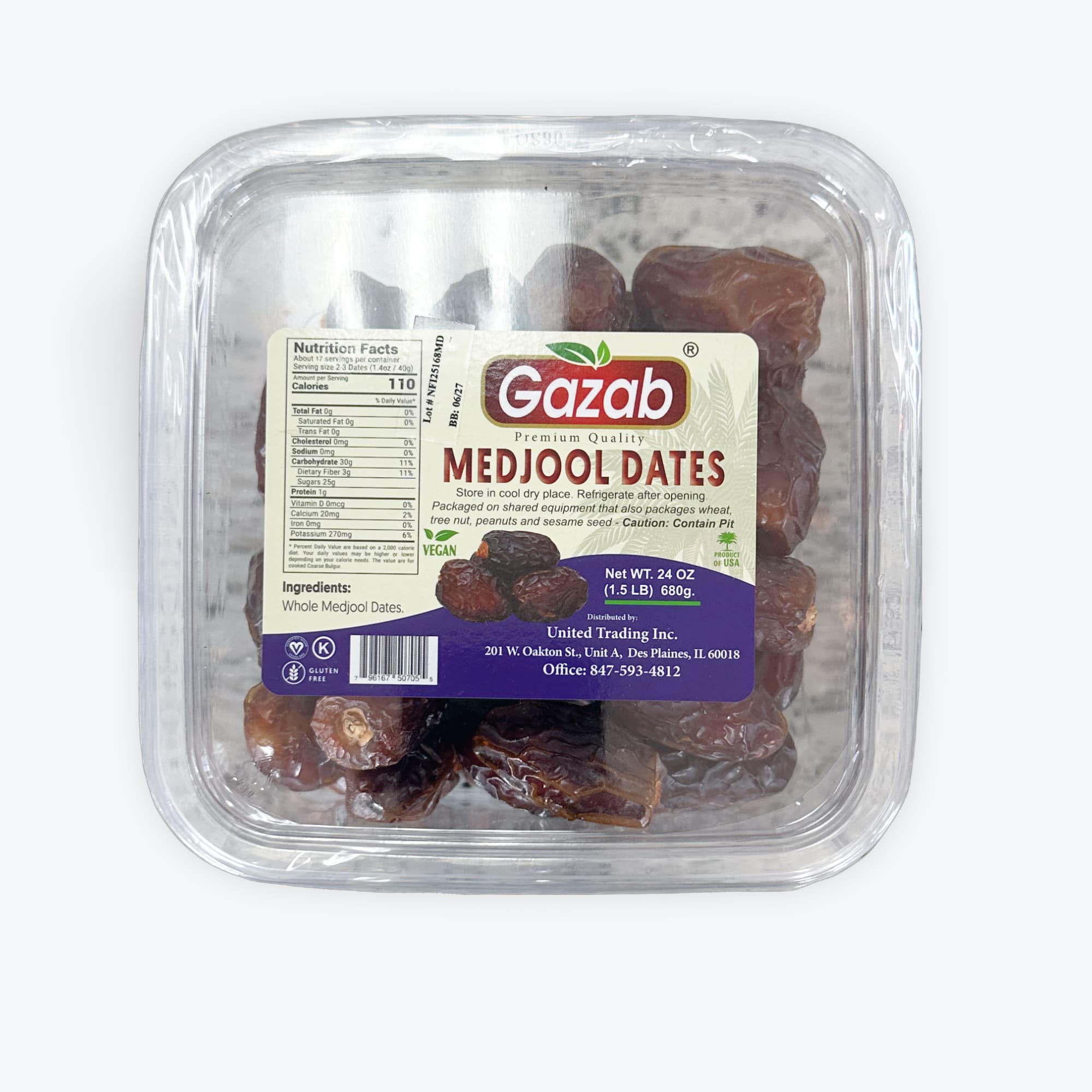 Gazab Mejdool Dates 24oz