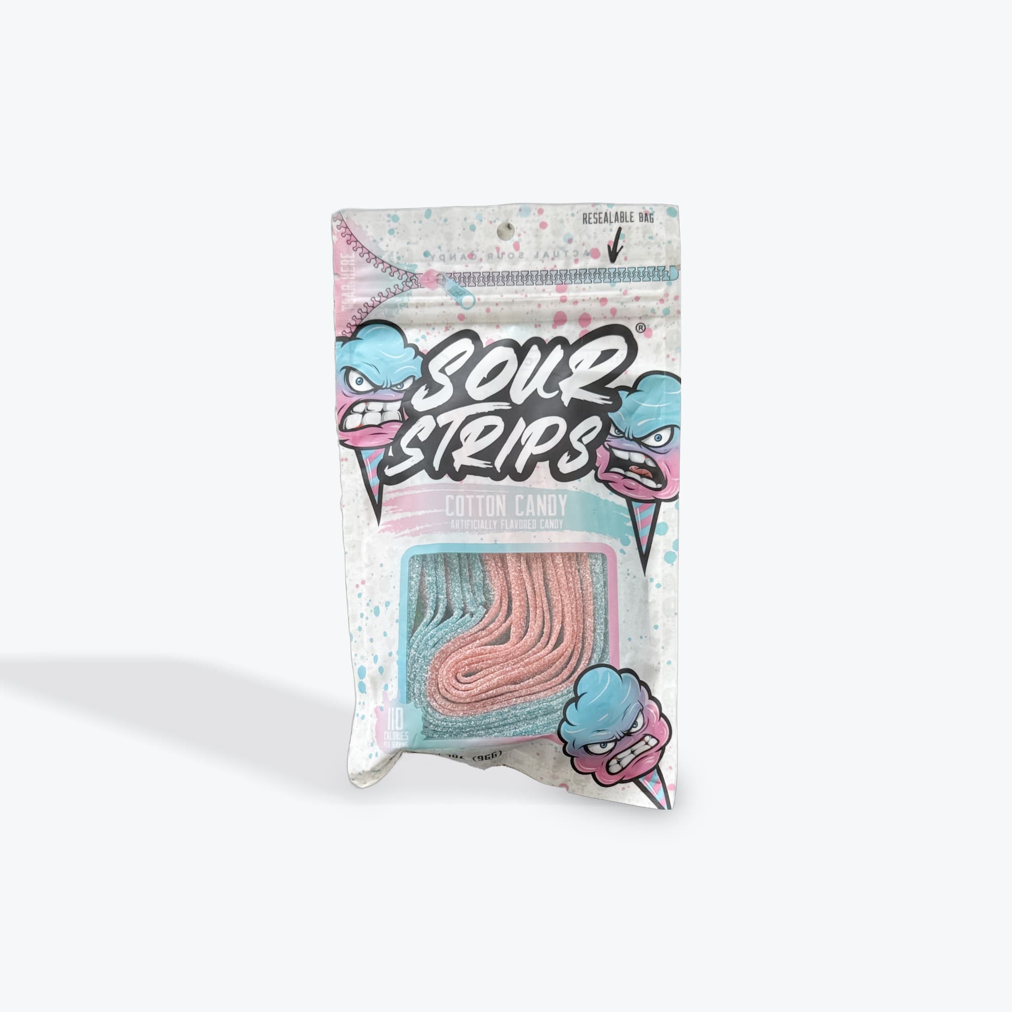 Sour Strips Cotton Candy 96g