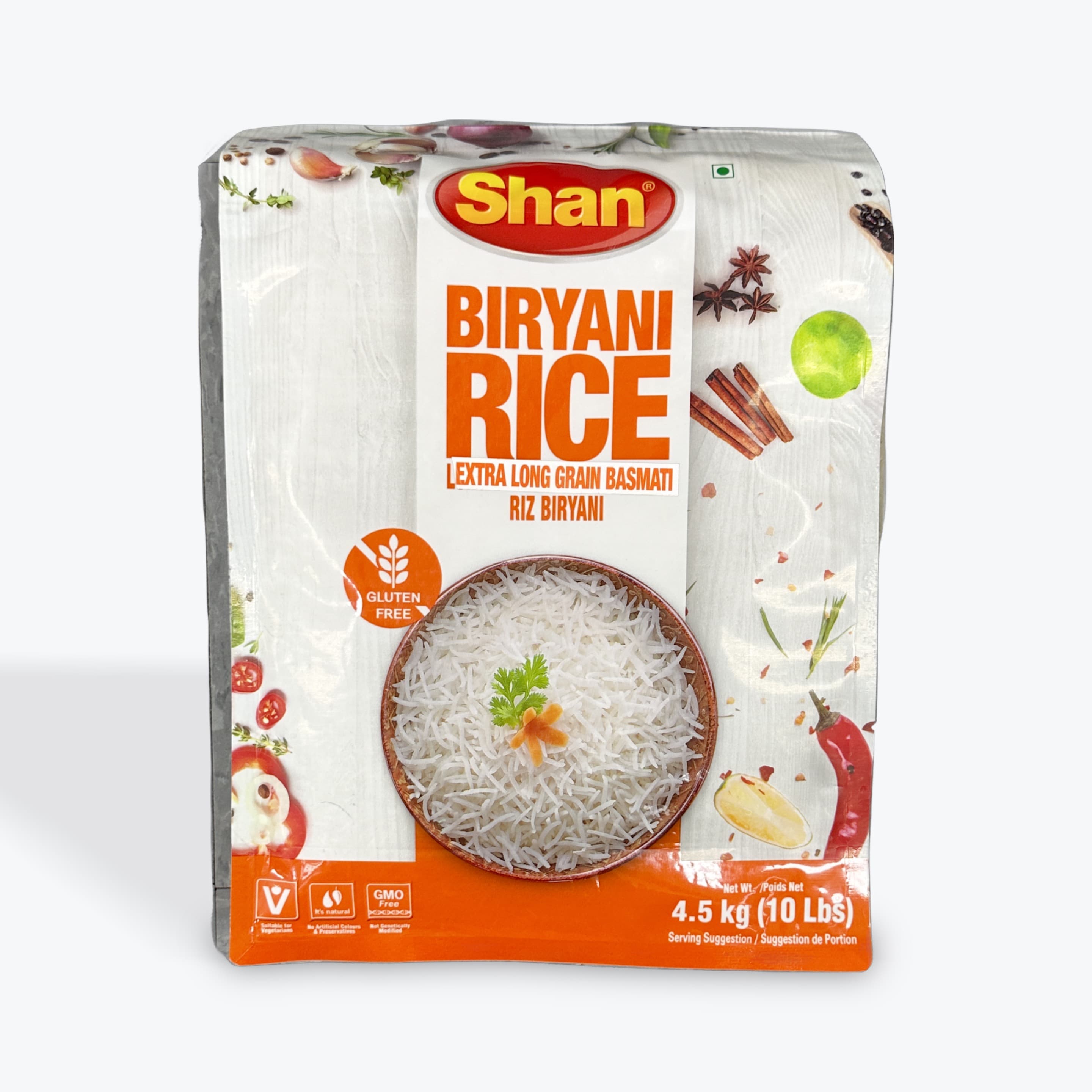 Shan Biryani Rice Extra Long 10Lb