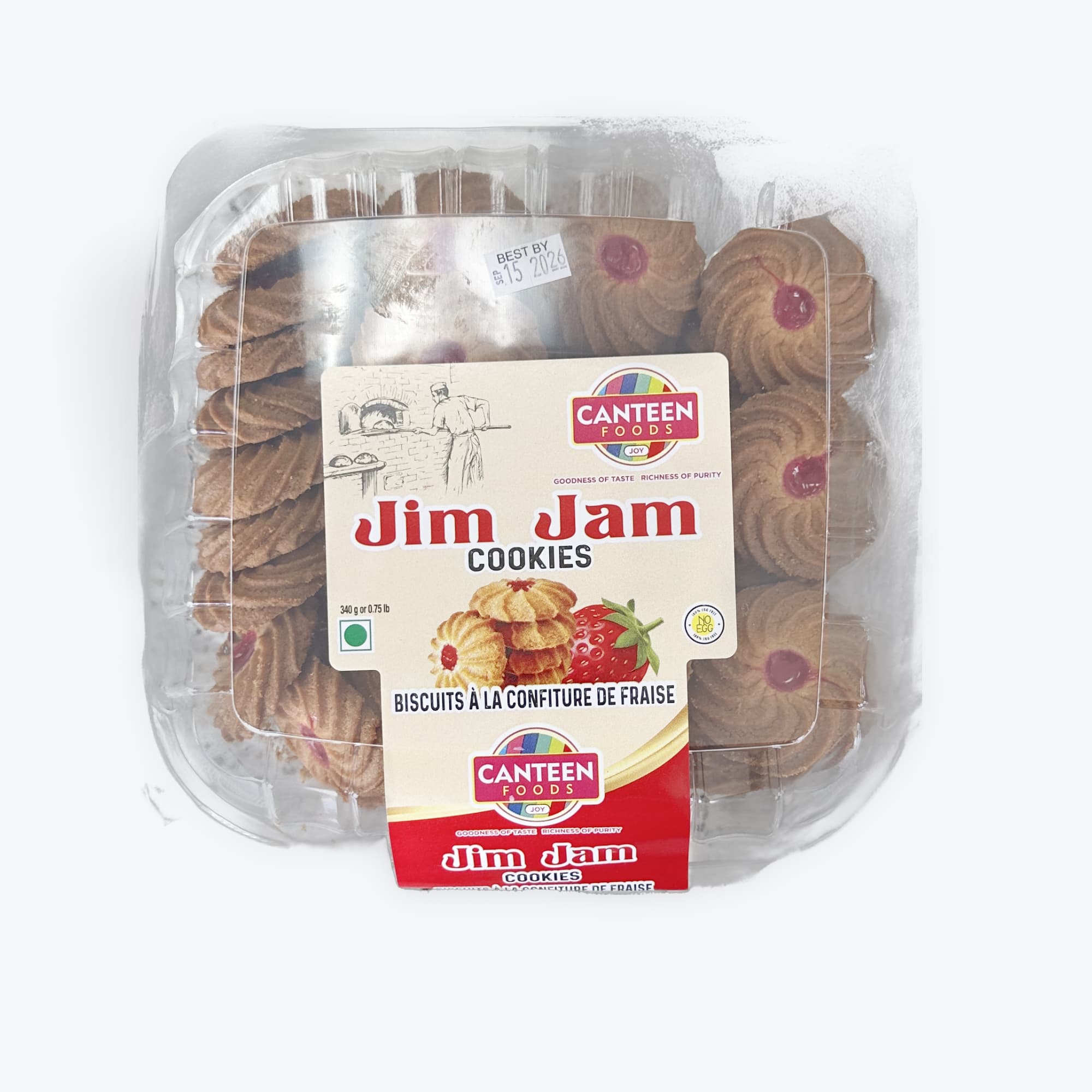 Canteen Jim Jam Cookies 340g