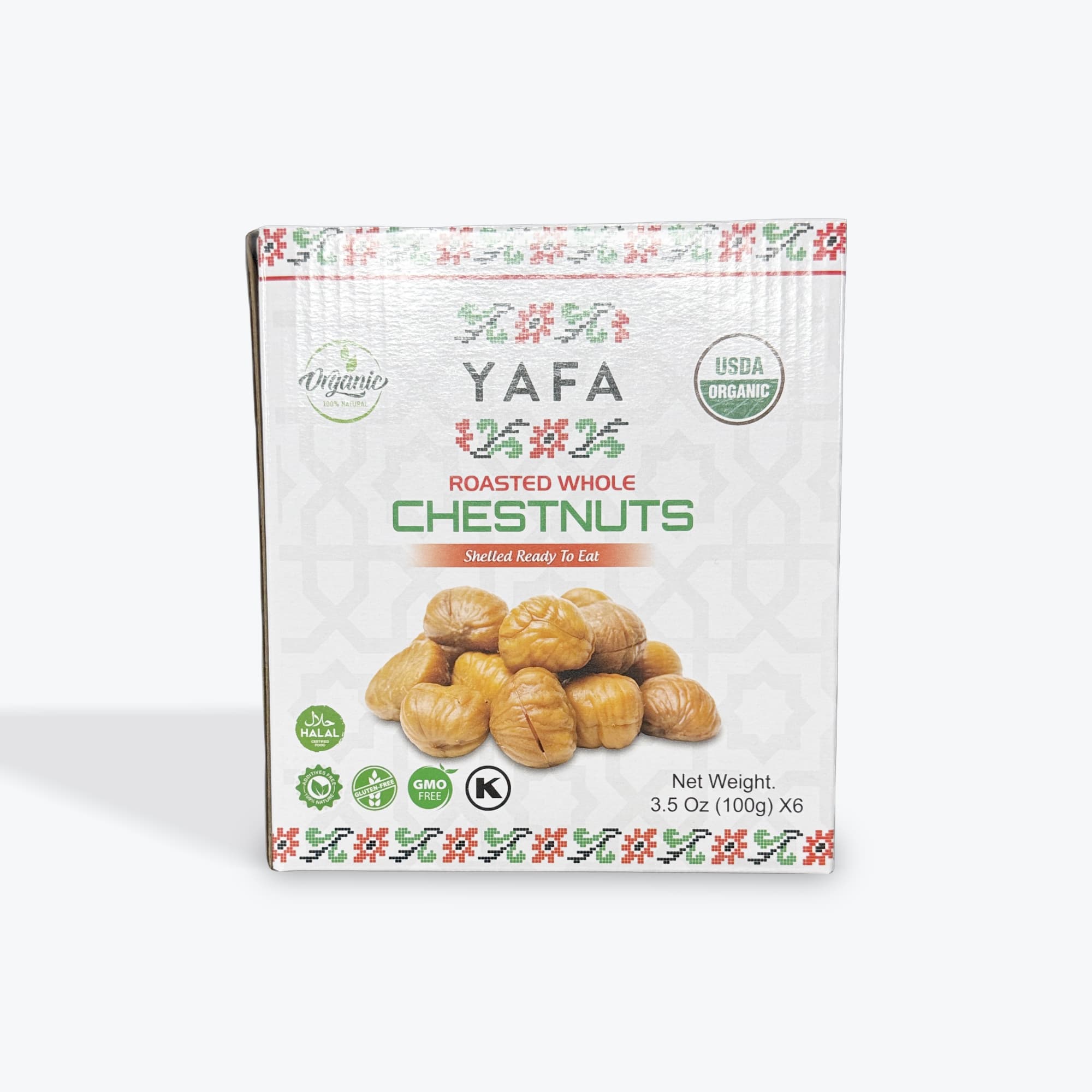 Yafa Chestnuts 6x3.5oz