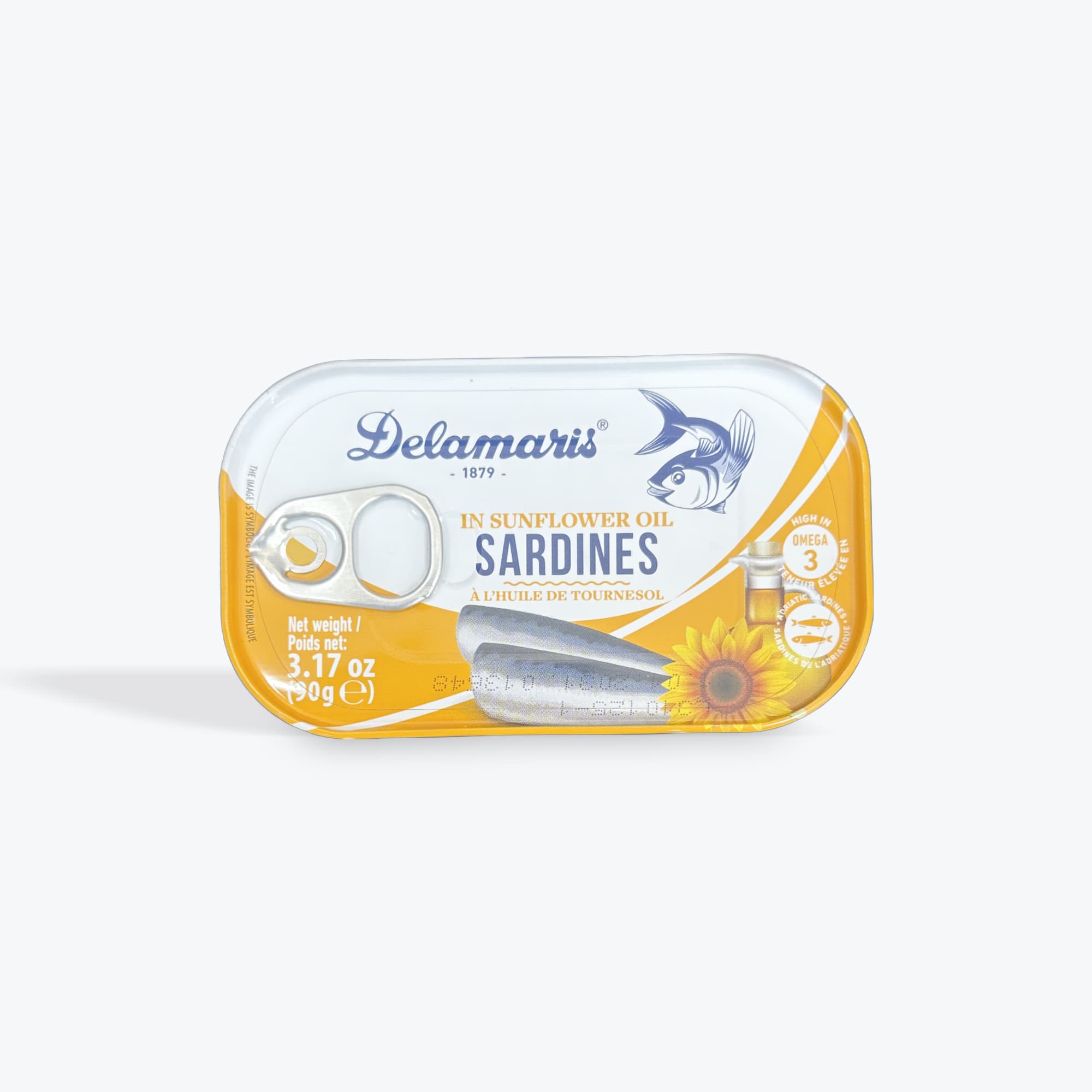 Delamaris Sardines In Sunflower Oil 90g