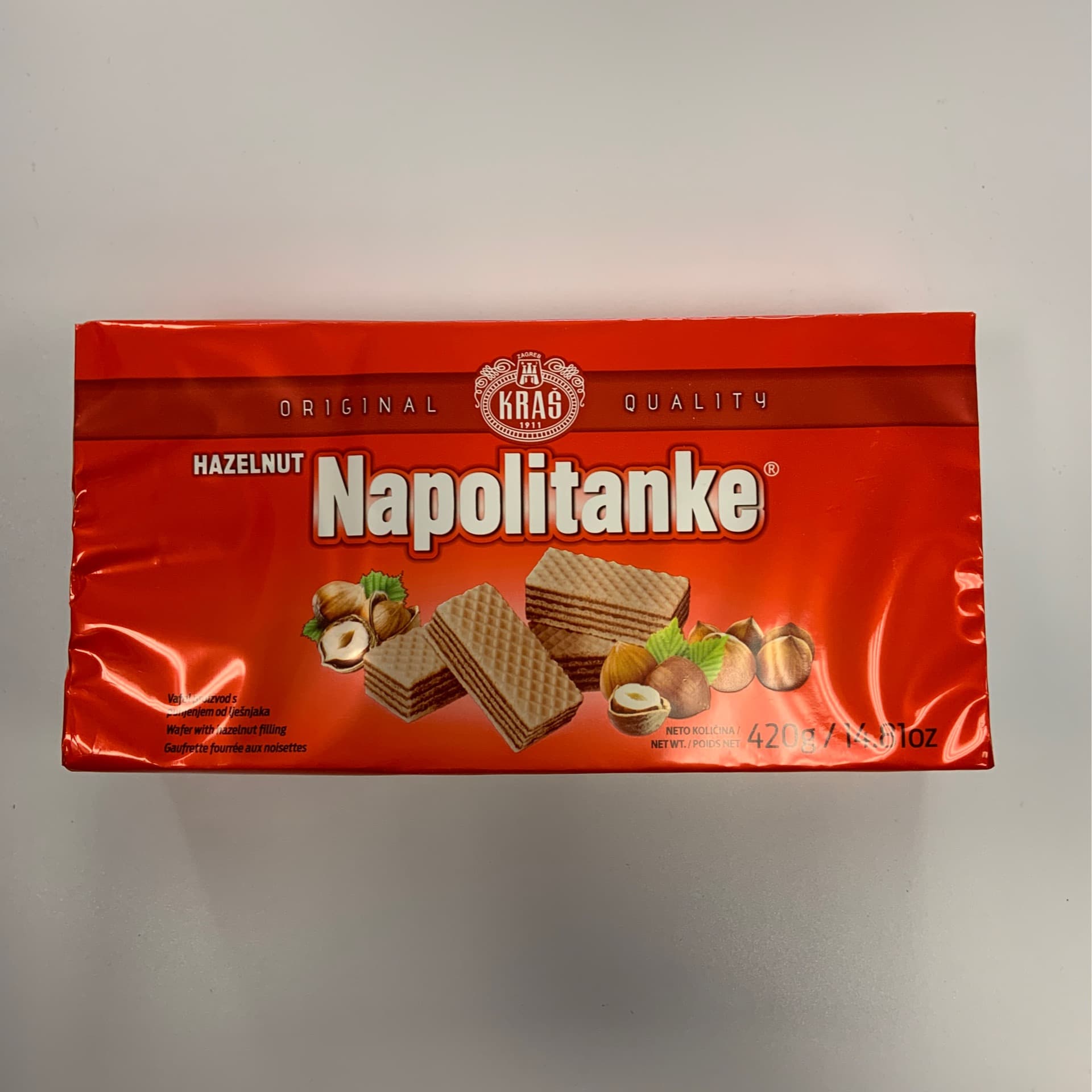 Kras Hazelnut Napolitanke Wafer