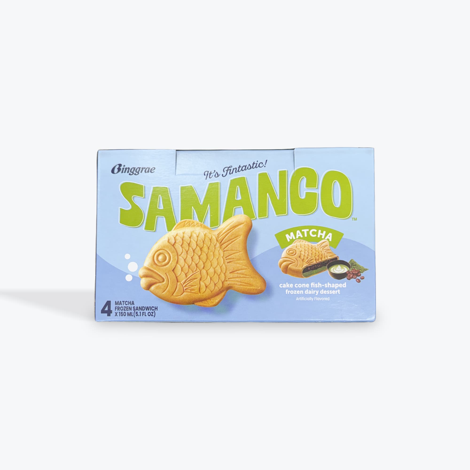 Binggrae Samanco Matcha Ice Cream 4x5.1oz