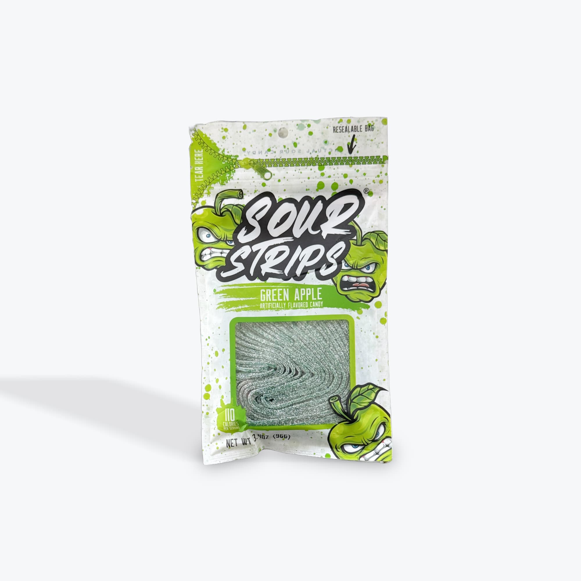 Sour Strips Green Apple 96g