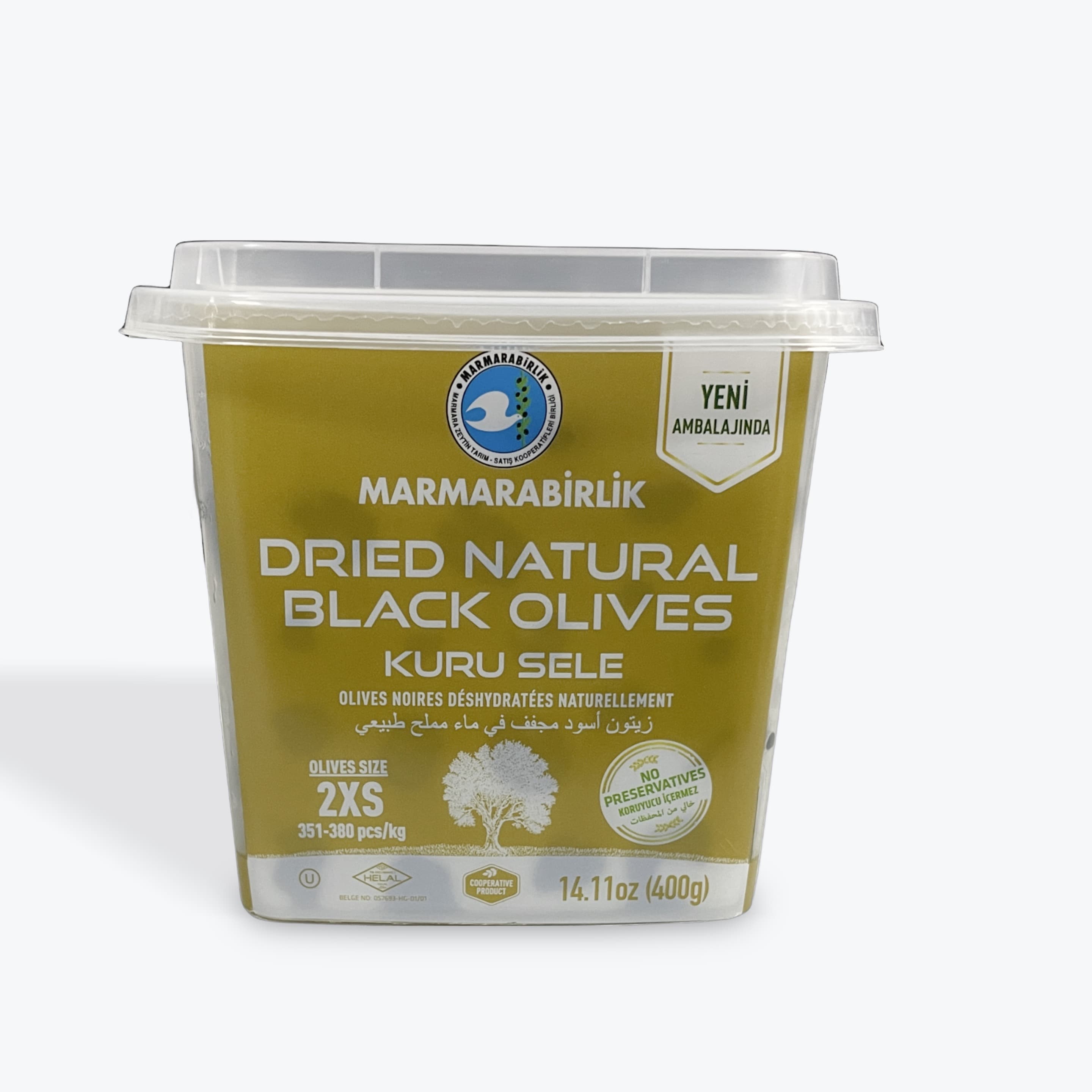 Marmarabirlik Dried Natural Black Olives