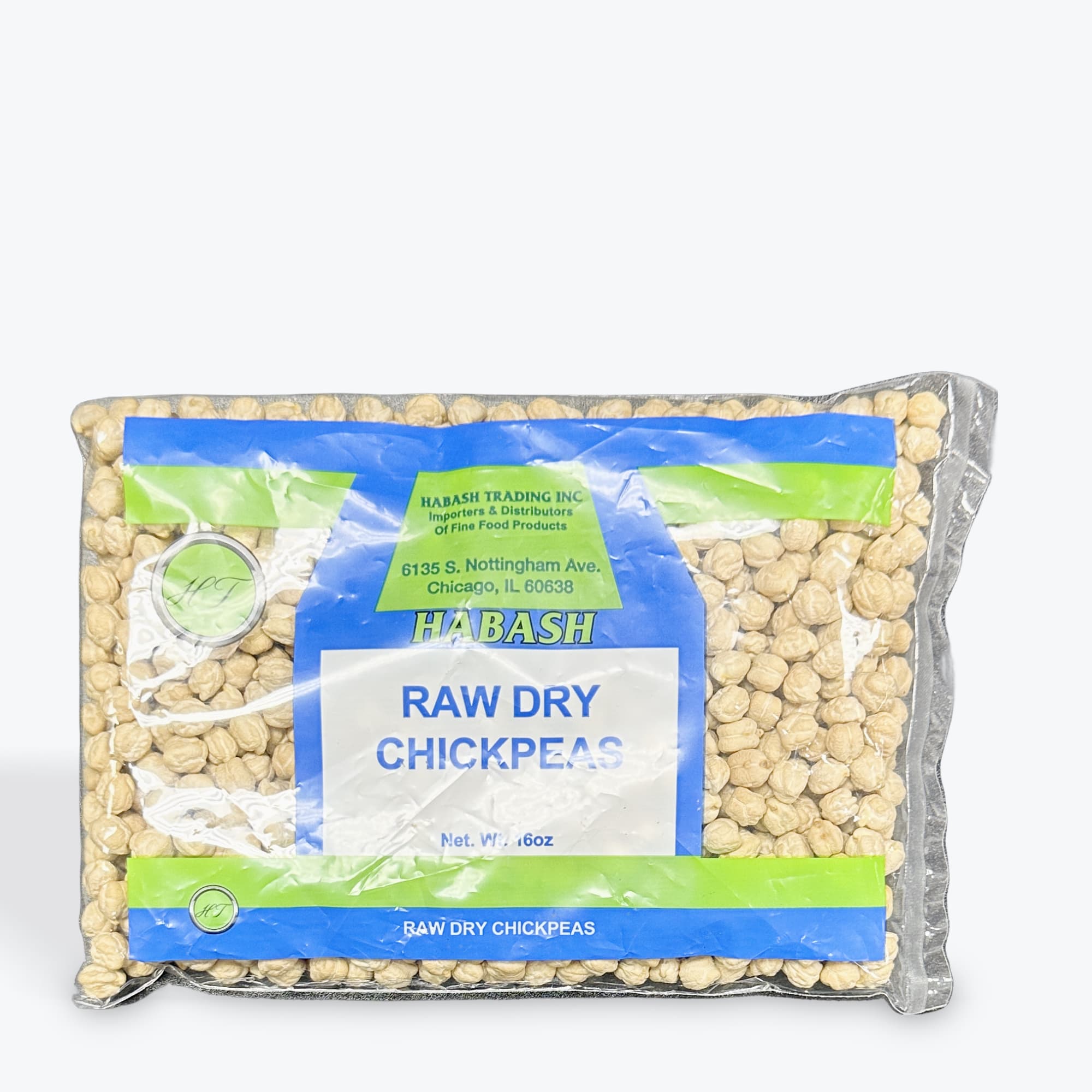 Habash Raw Dry Chick Peas 16oz