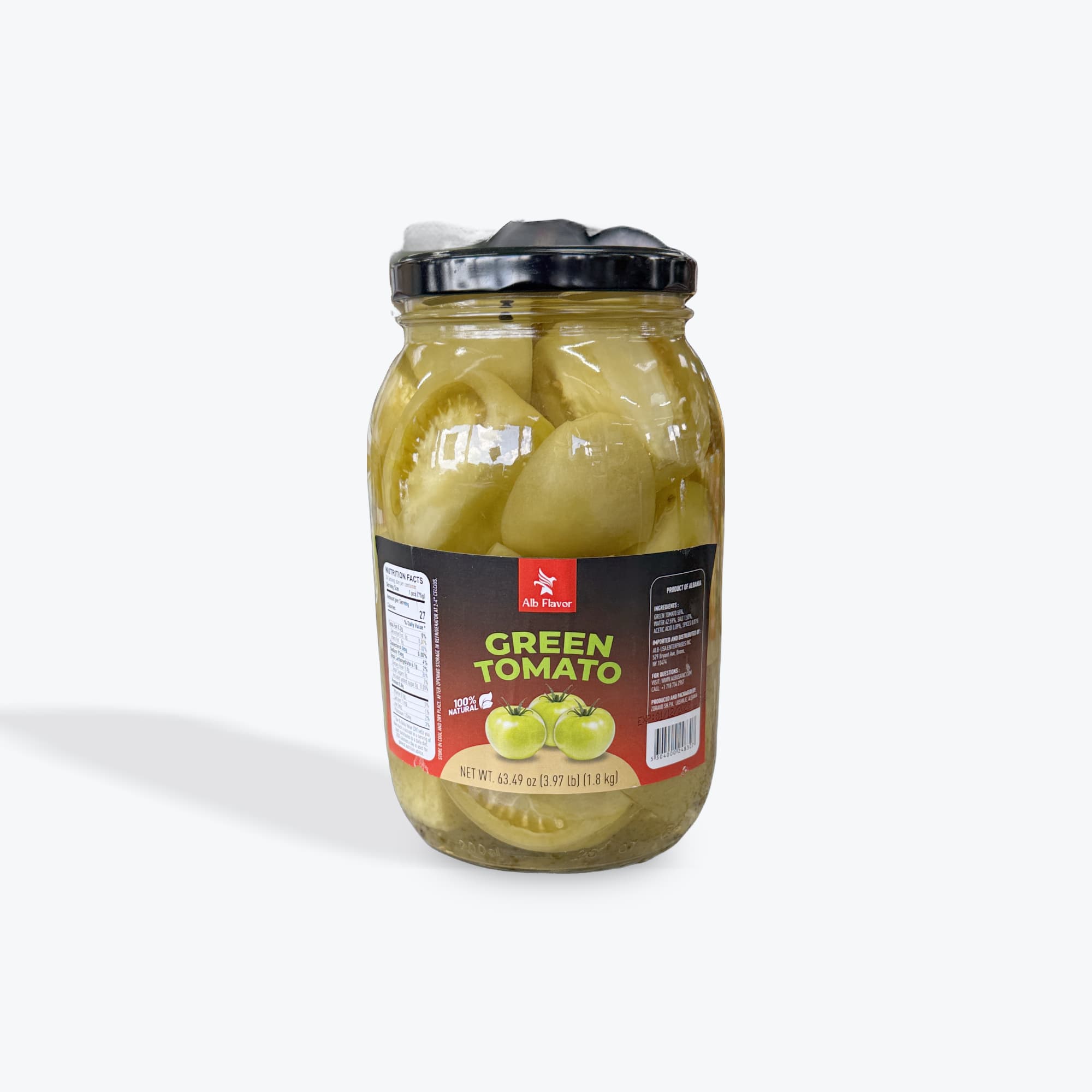 Alb Flavor Pickled Green Tomatoes 1.8kg