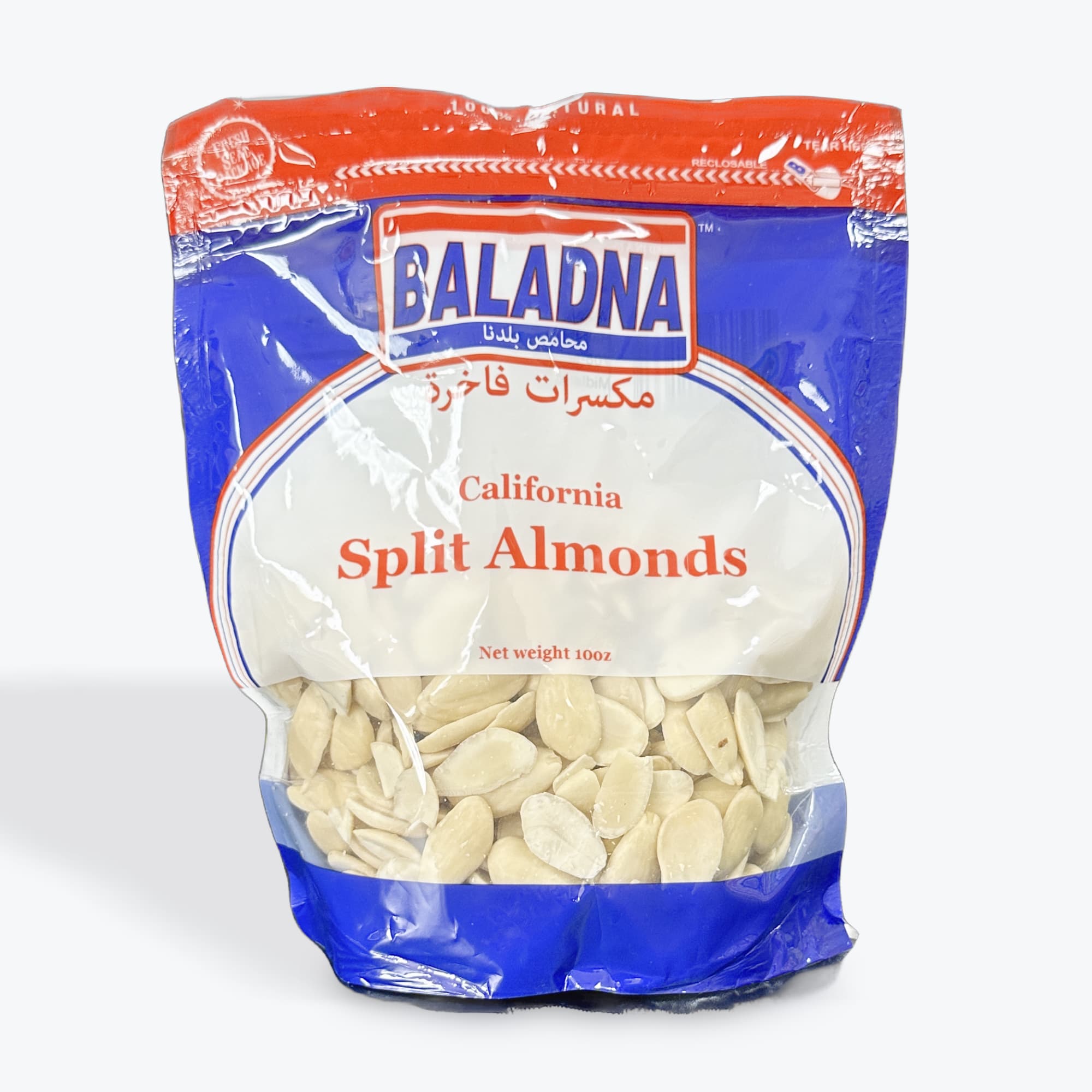 Baladna Split Almonds 10oz