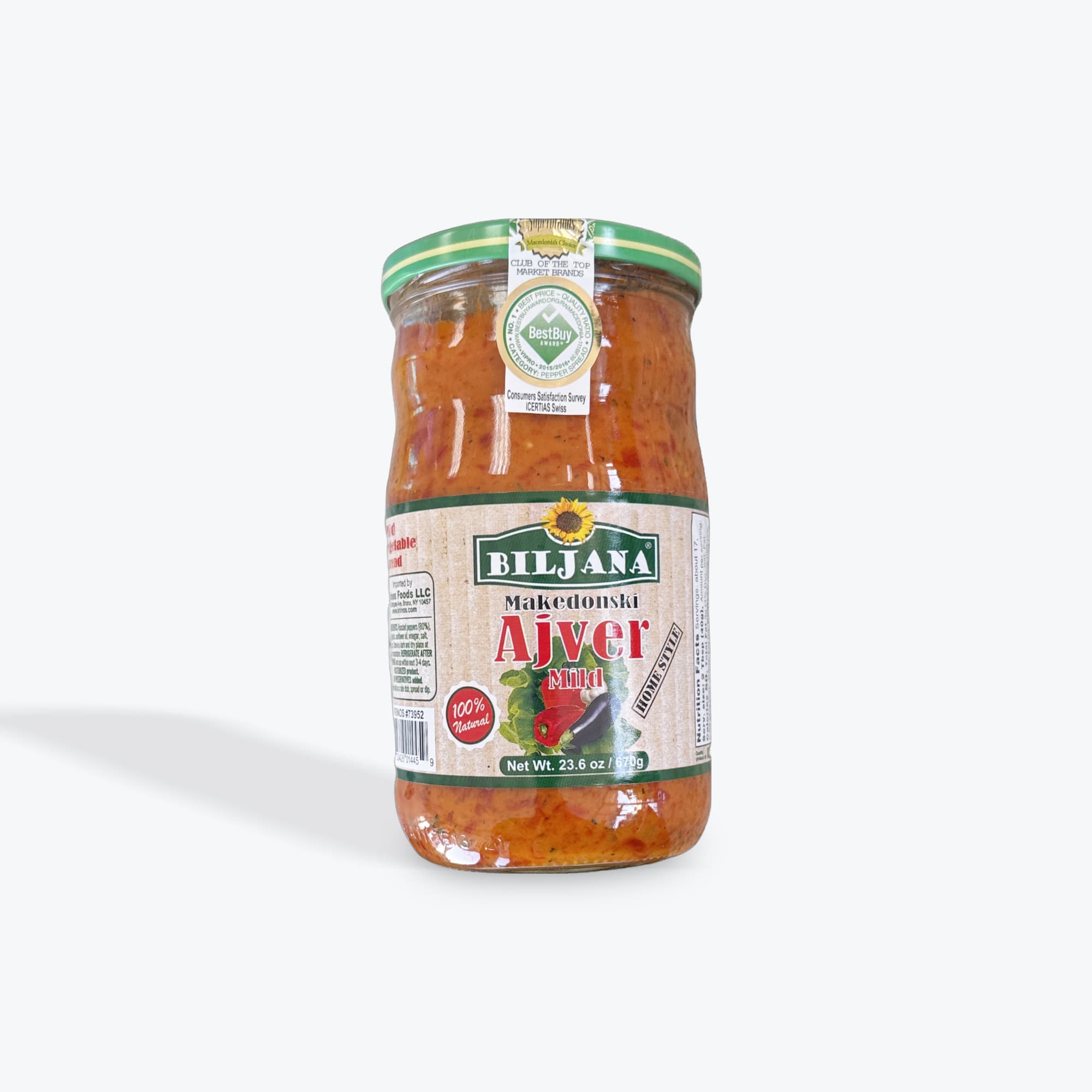Biljana Ajvar Mild 670g