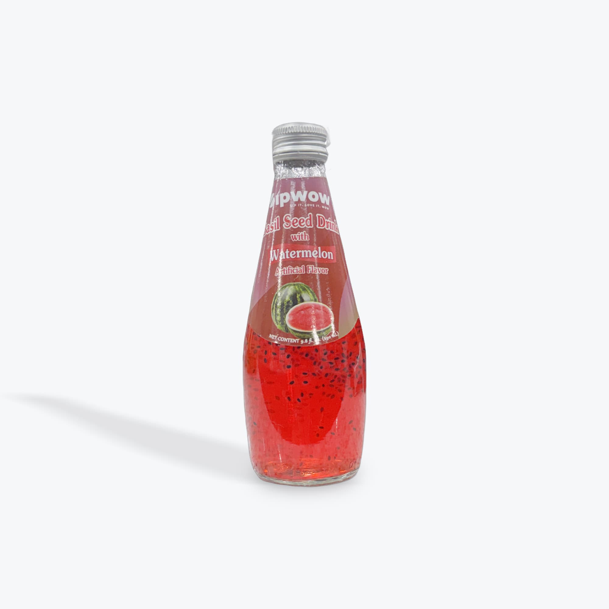 Sipwow Watermelon Basil Seed Drink 9.8oz