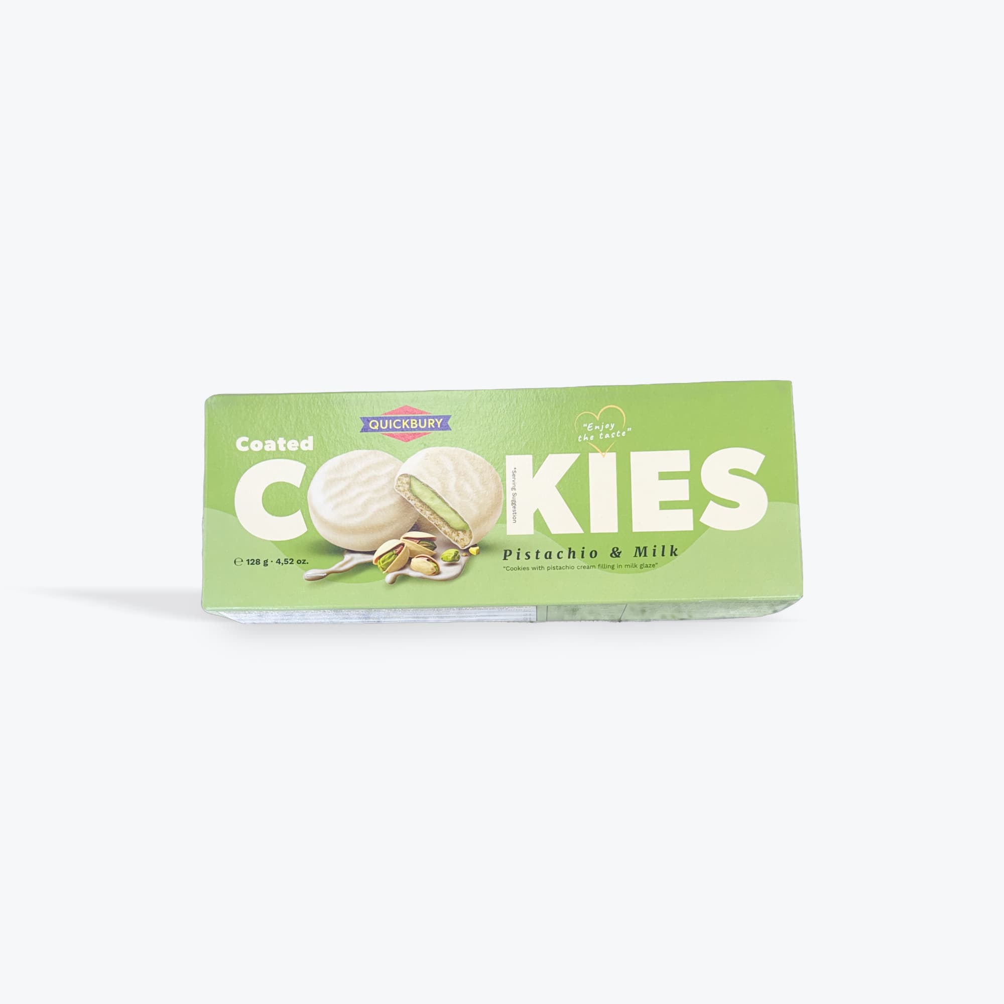 Quickbury Pistachio & Milk Cookies 128g