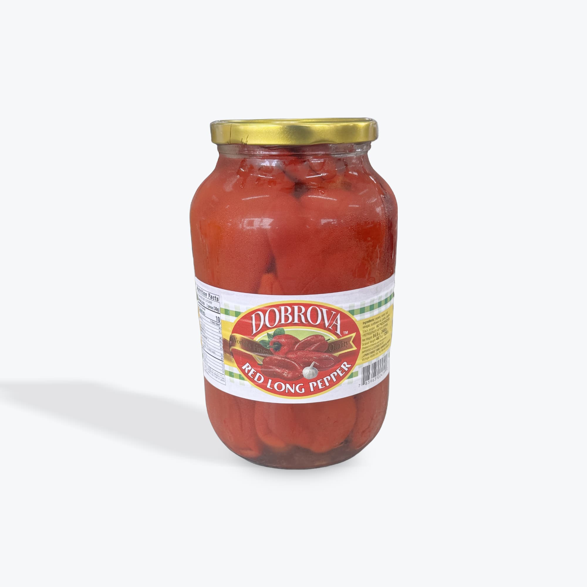 Dobrova Pickled Red Peppers 2.4kg
