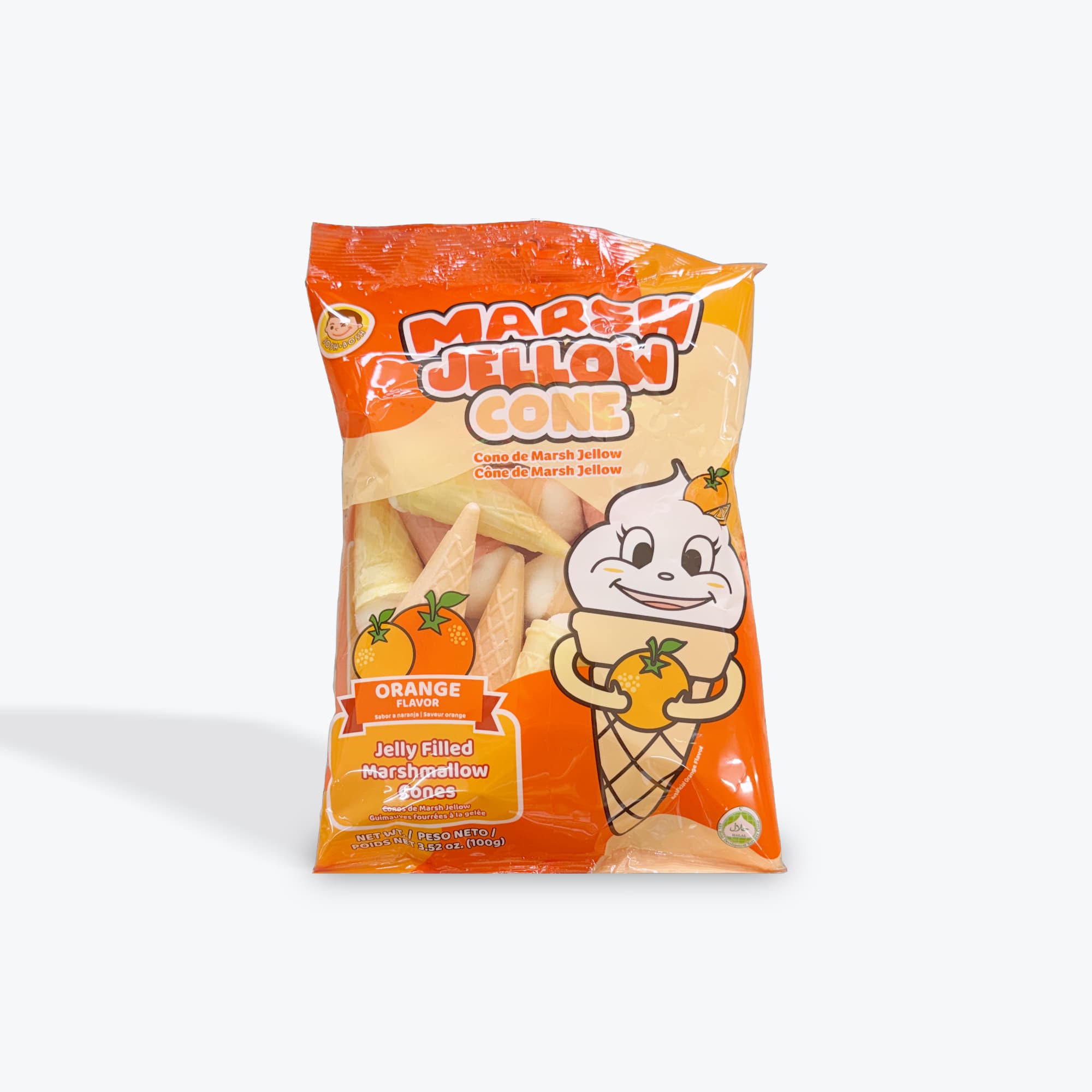 Josh Bosh Marshmallow Cones Orange 100g