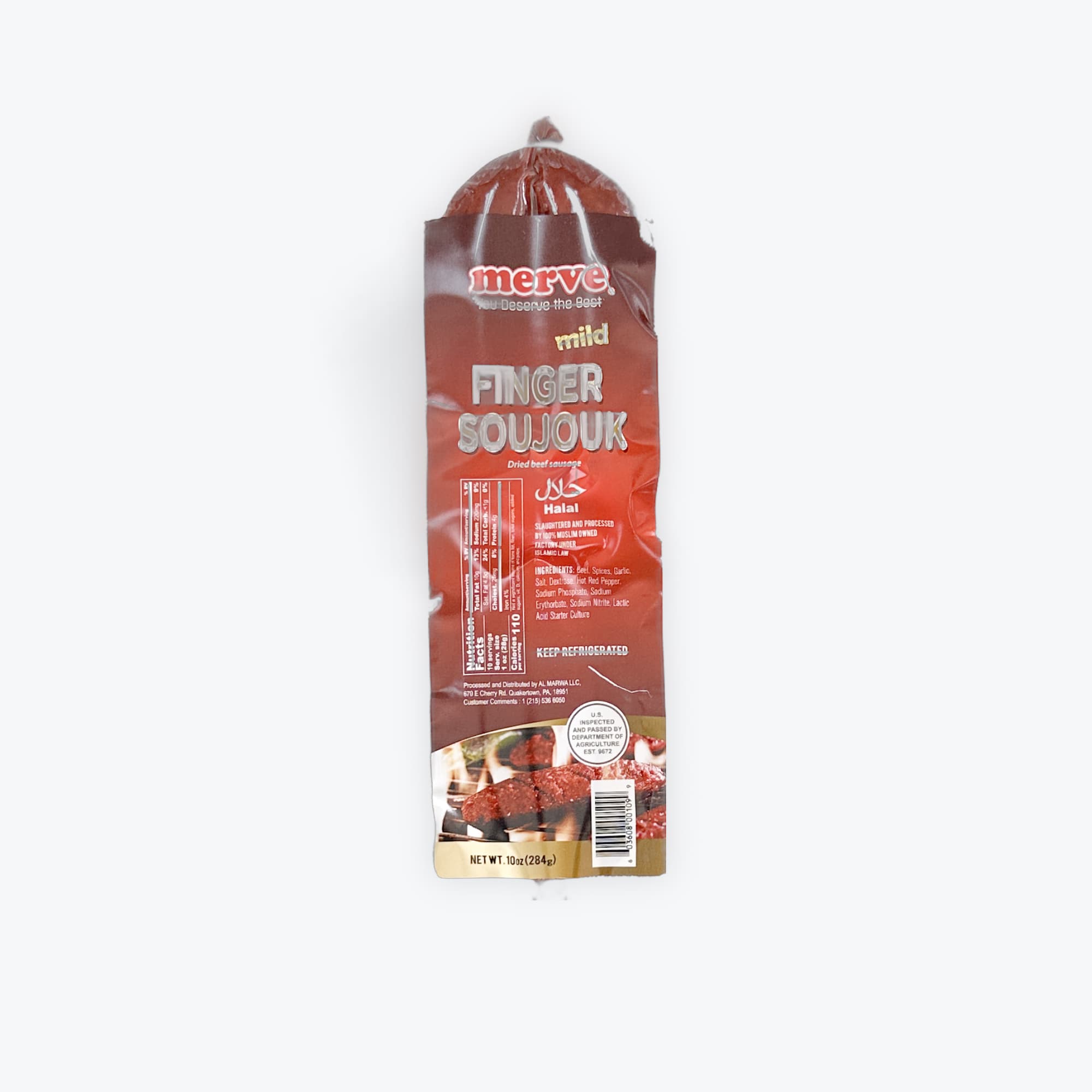 Merve Finger Soujouk Mild 10oz