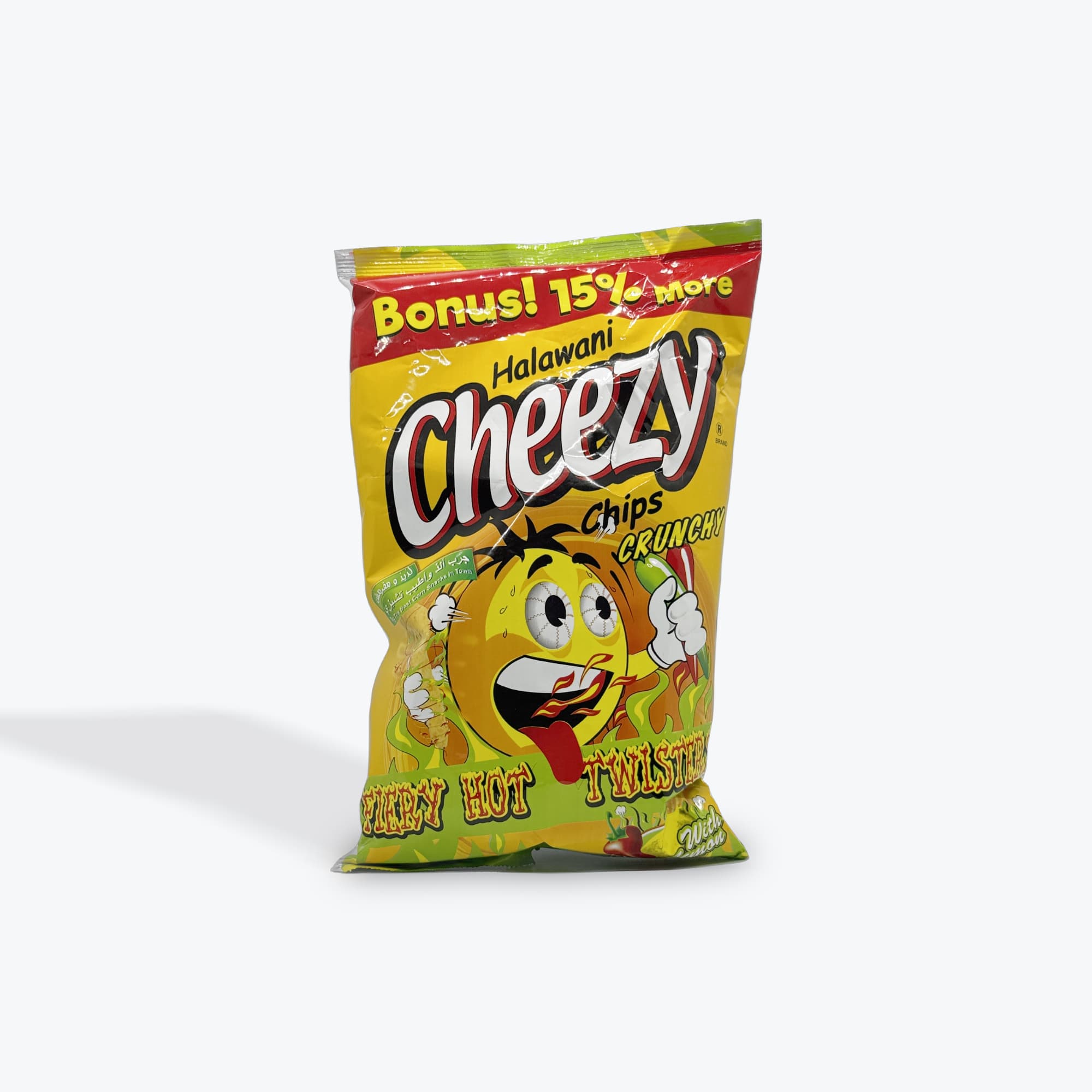 Halawani Hot Cheezy Chips 100g