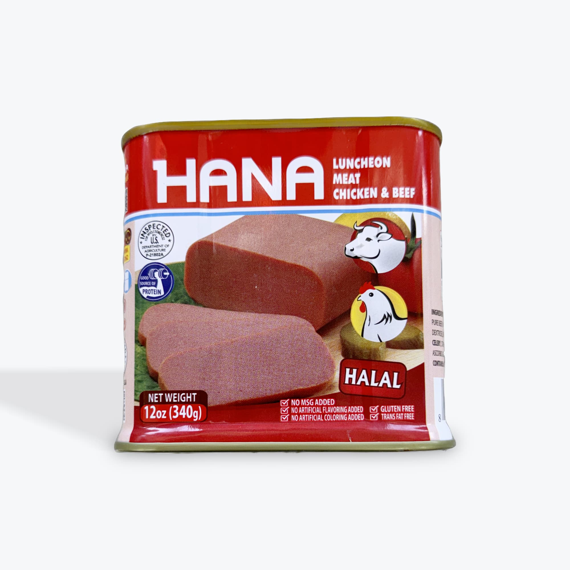 Hana Chicken & Beef Luncheon 340g