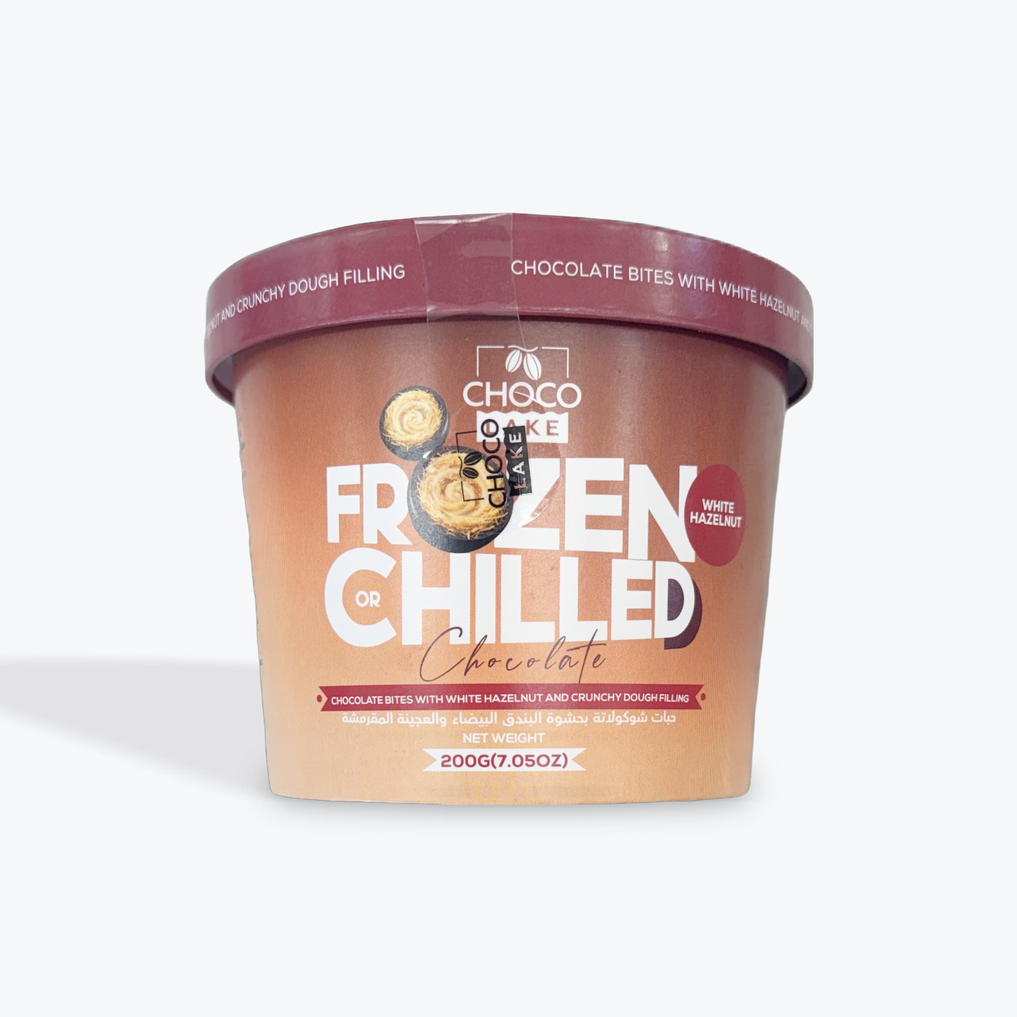 Choco Lake White Hazelnut Frozen Bites 200g