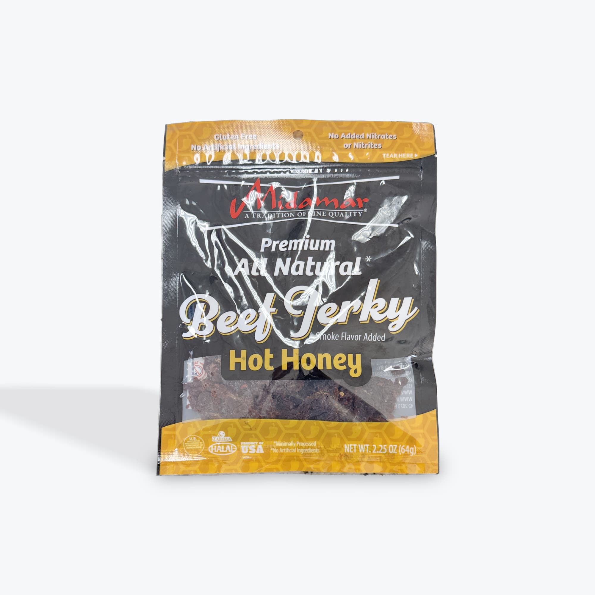 Midamar Hot Honey Beef Jerky 64g