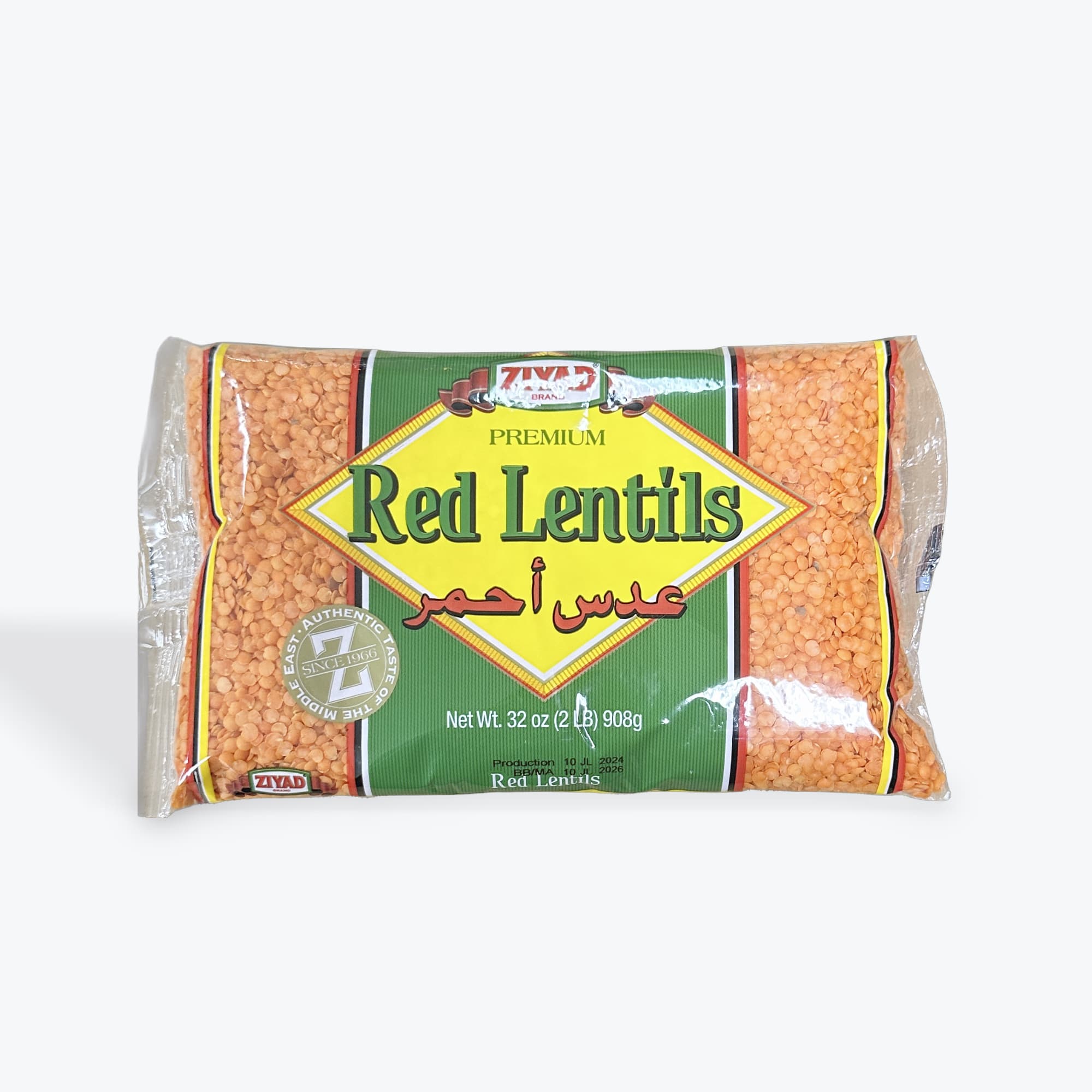 Ziyad Red Split Lentils 2Lb