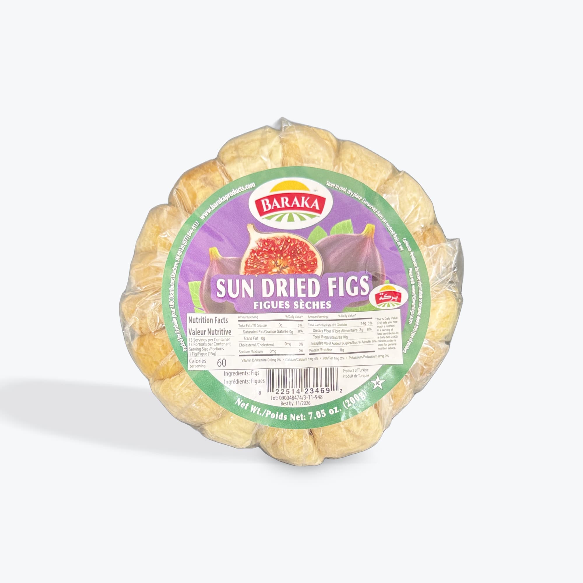 Baraka Dried Figs 7.05oz