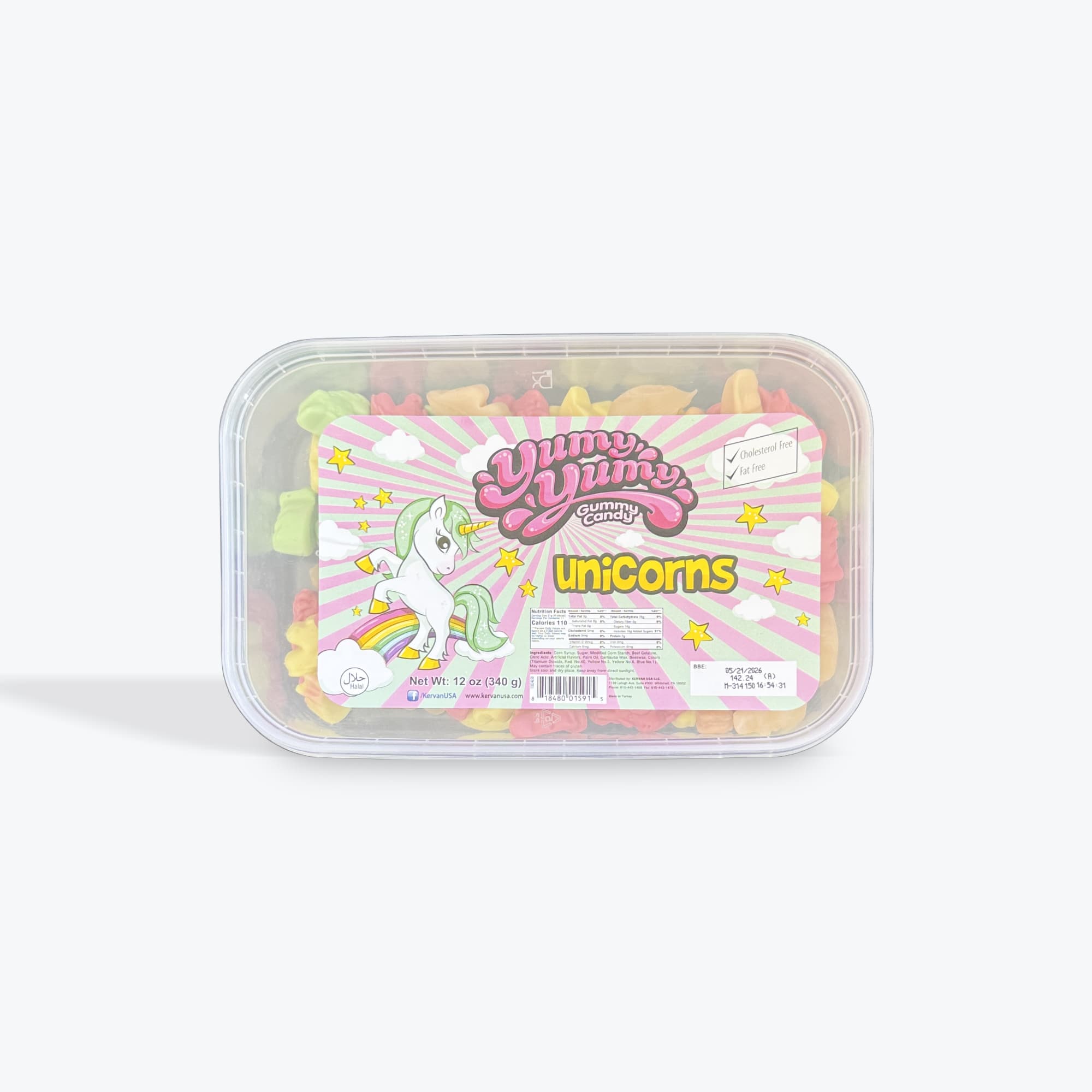 Yumy Yumy Gummy Unicorns 12oz