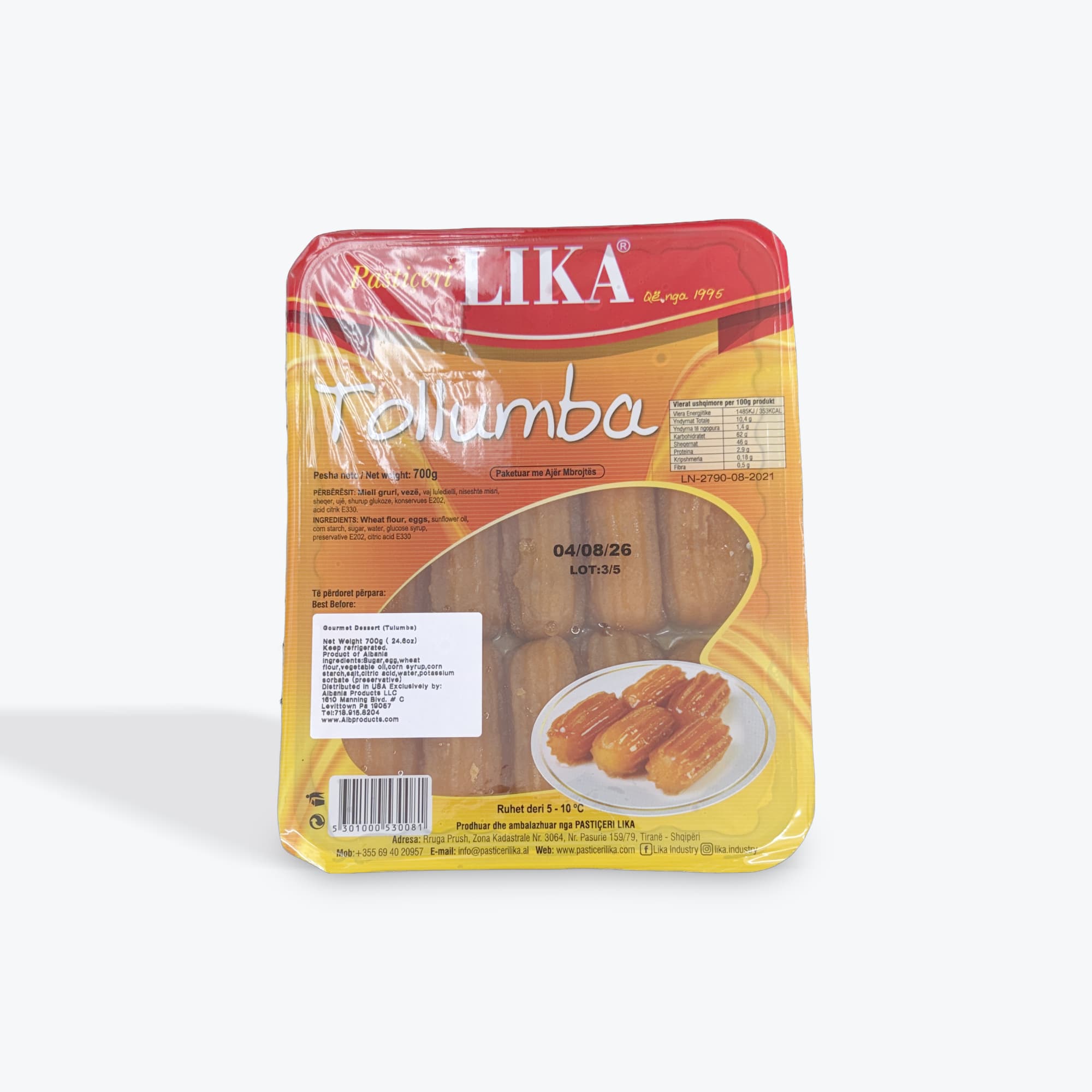 Pasticeri Lika Tollumba 700g