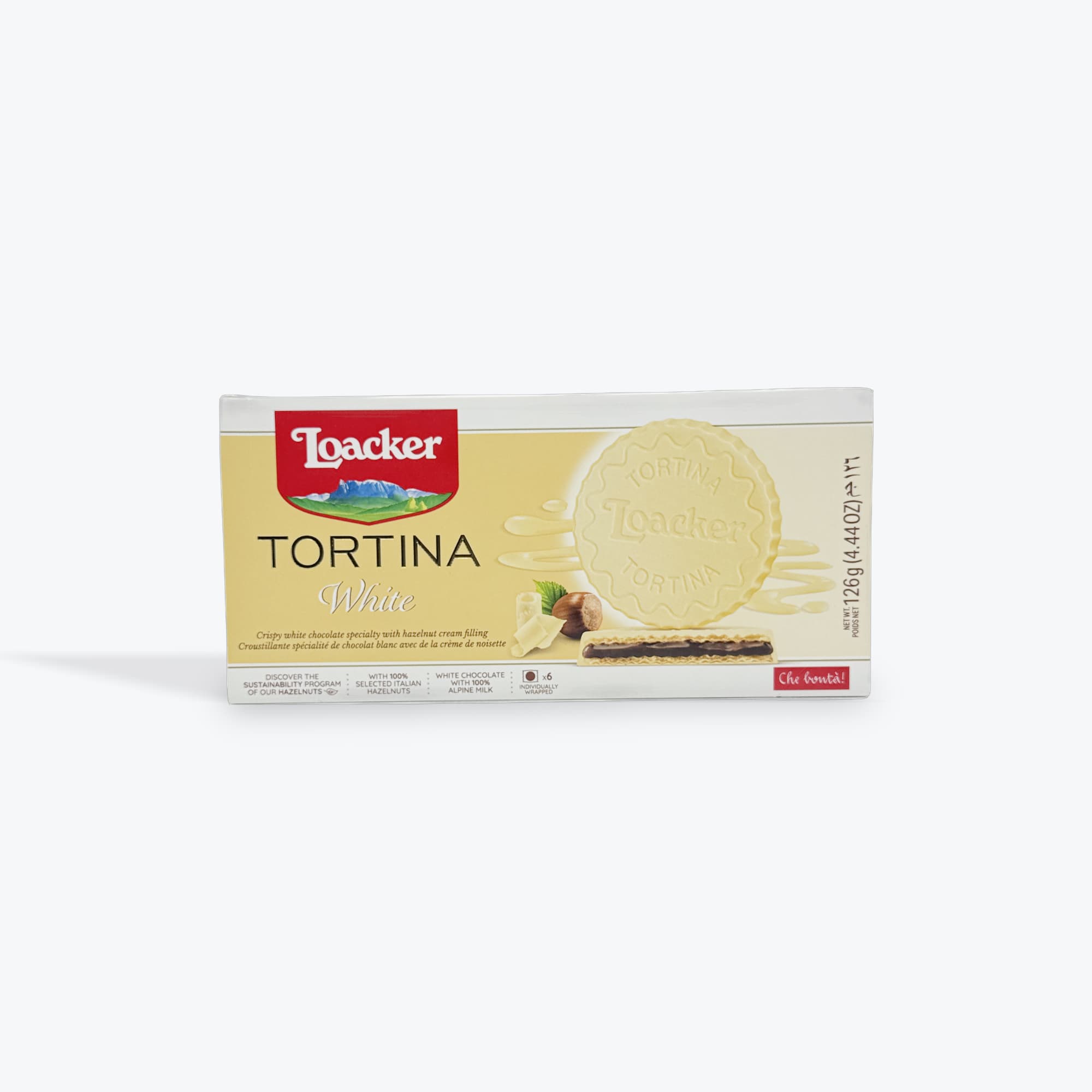 Loacker Patisserie Tortina White 126g