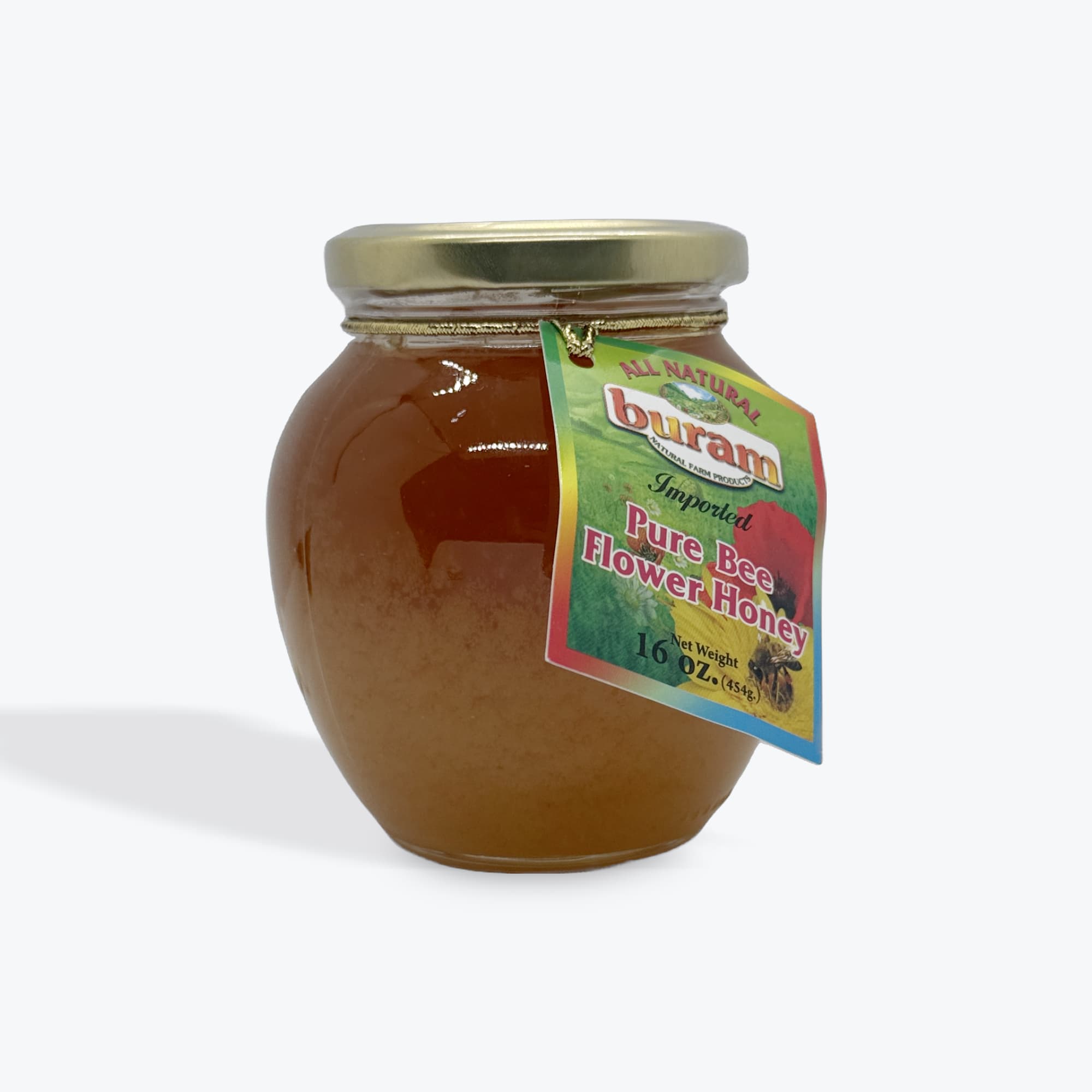 Buram Pure Bee Flower Honey 16oz