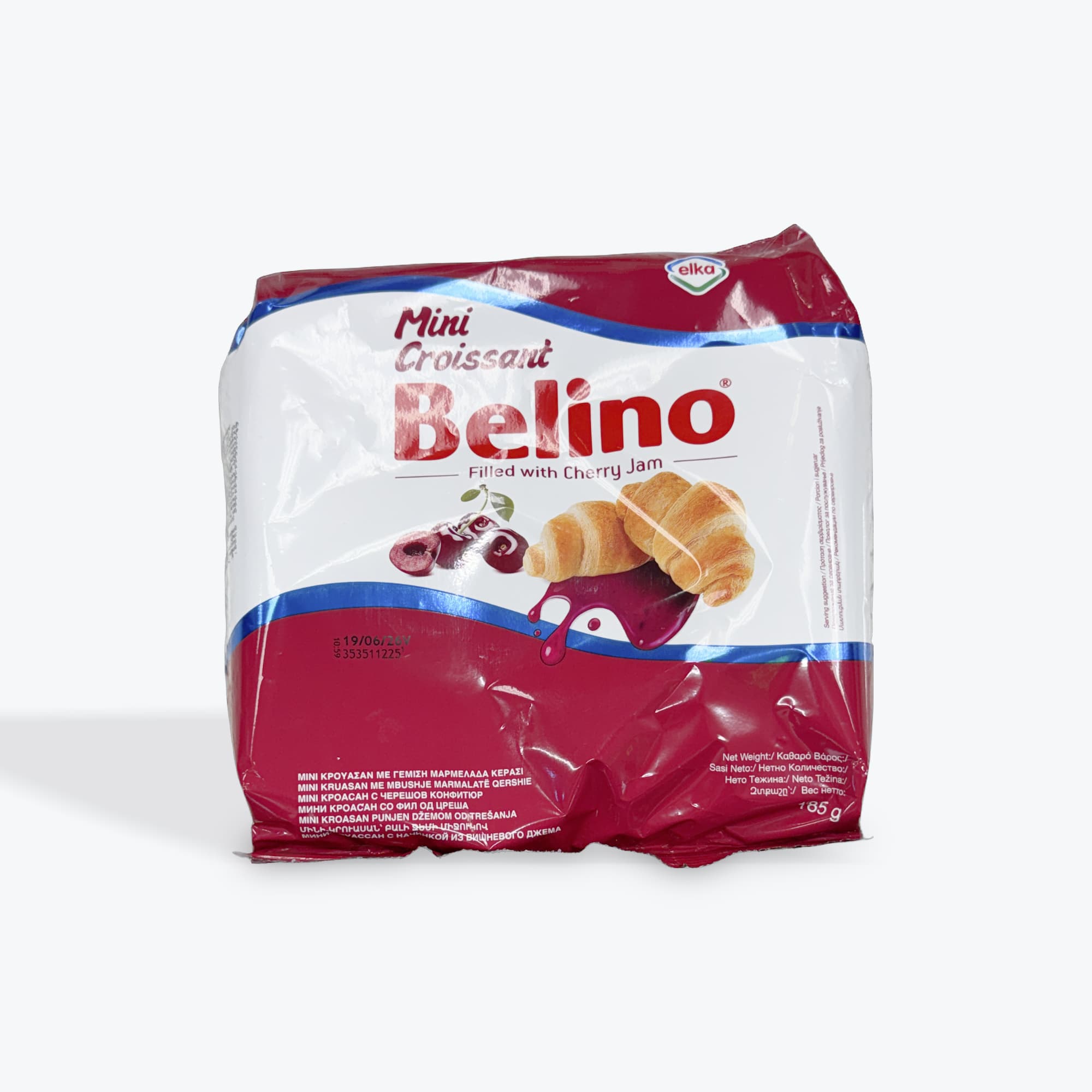 Belino Mini Croissant Cherry 185g