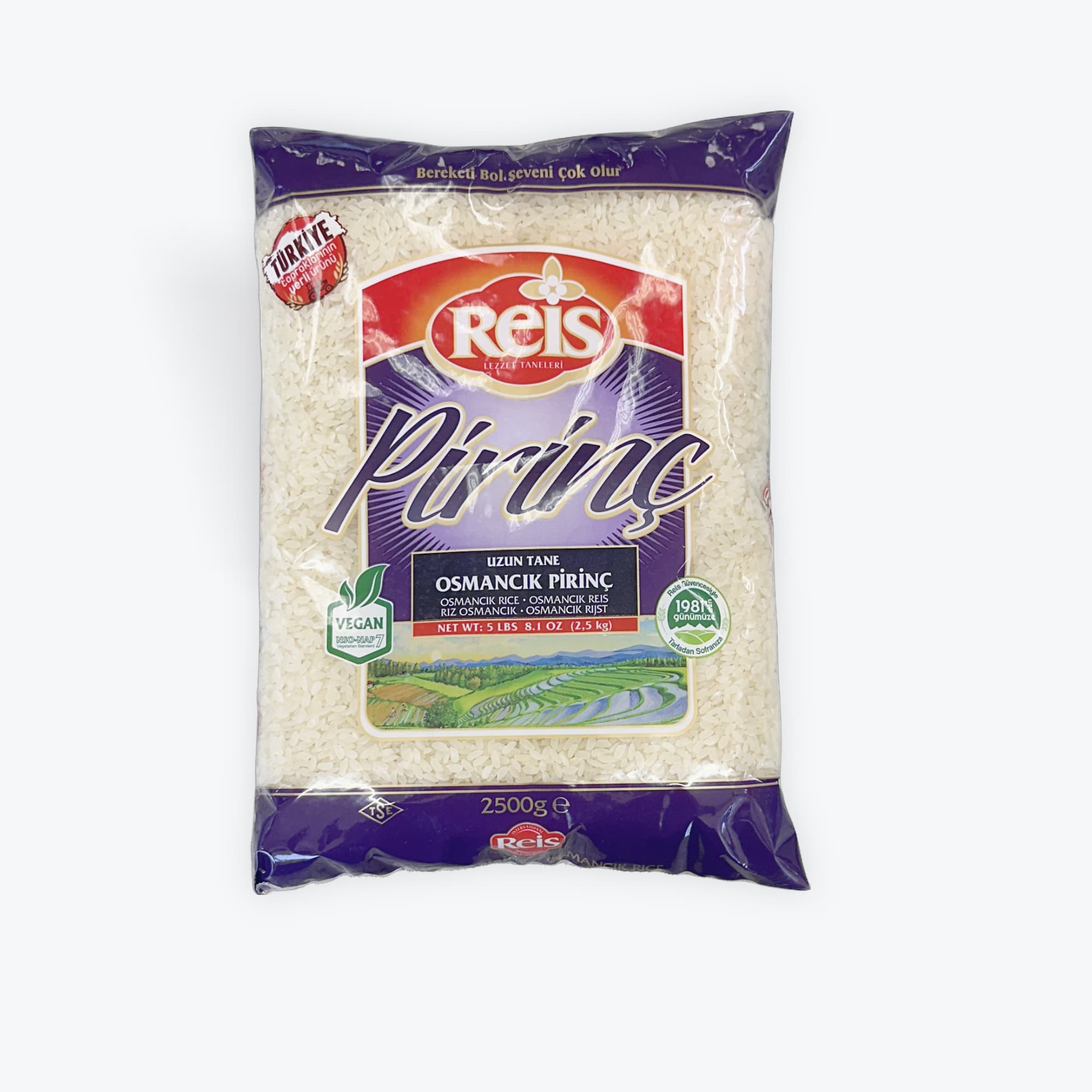 Reis Osmancik Pirinc Rice 2.5Kg