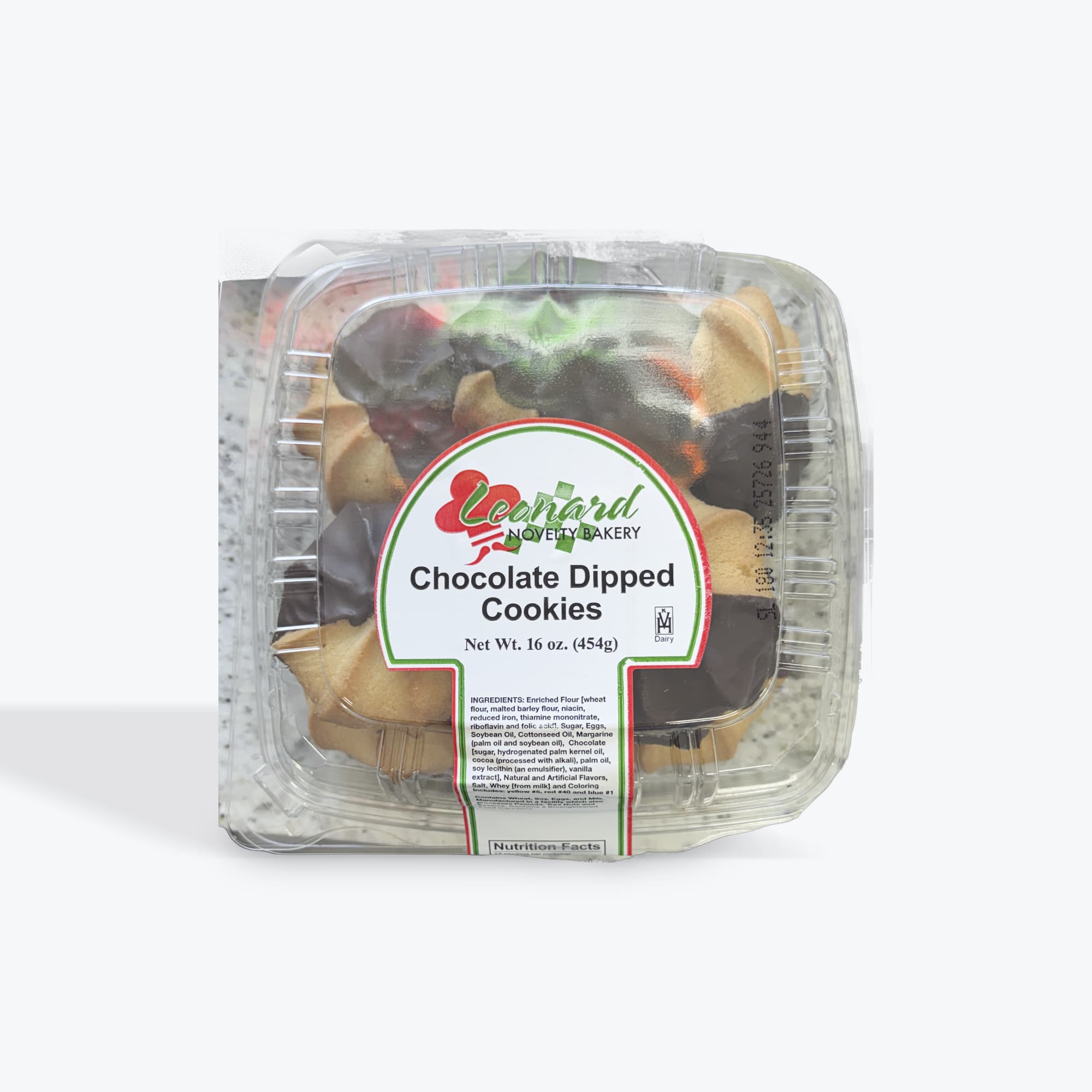 Leonard Bakery Chocolate Dipped Cookies 16oz