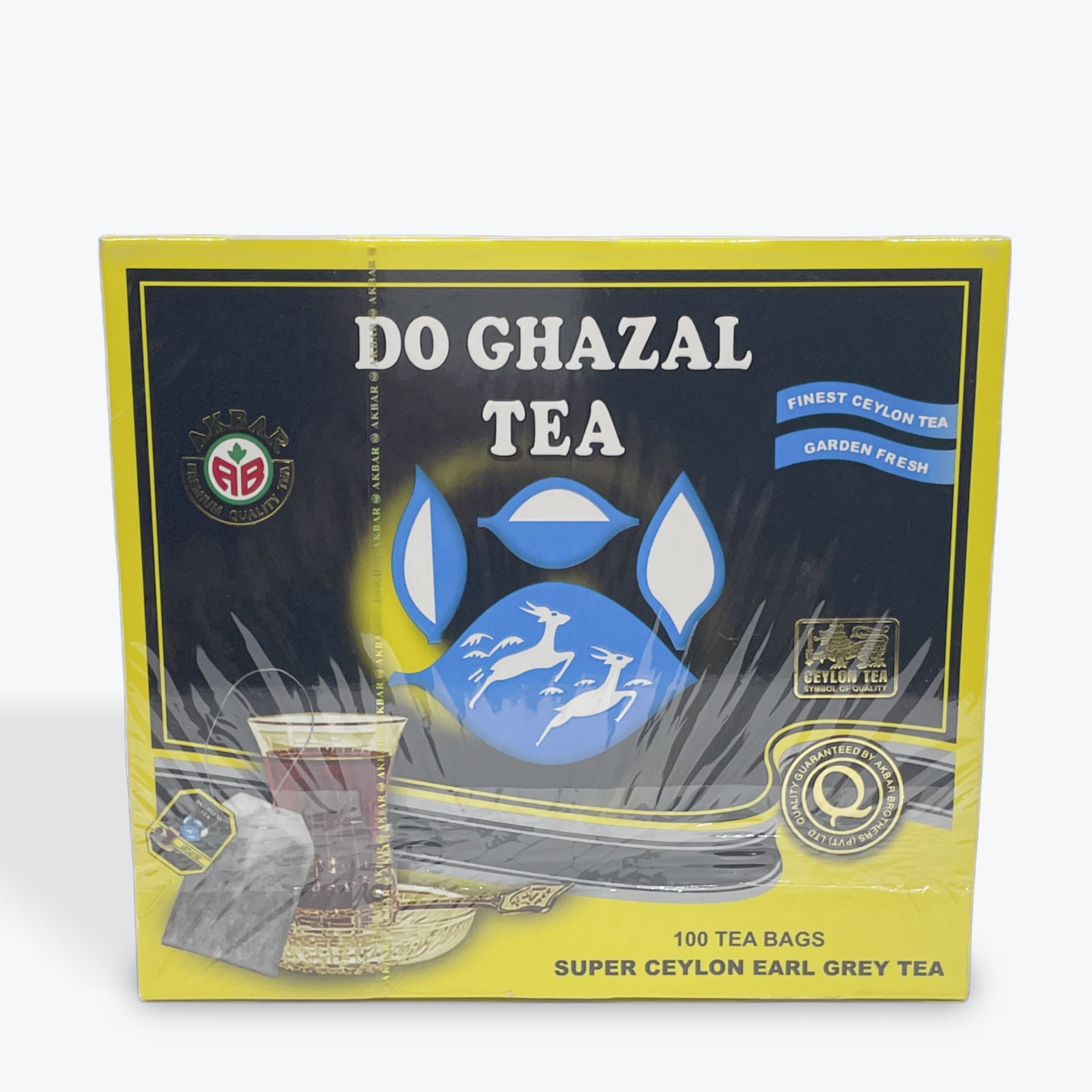 Do Ghazal Super Ceylon Early Grey 100 Tea Bags