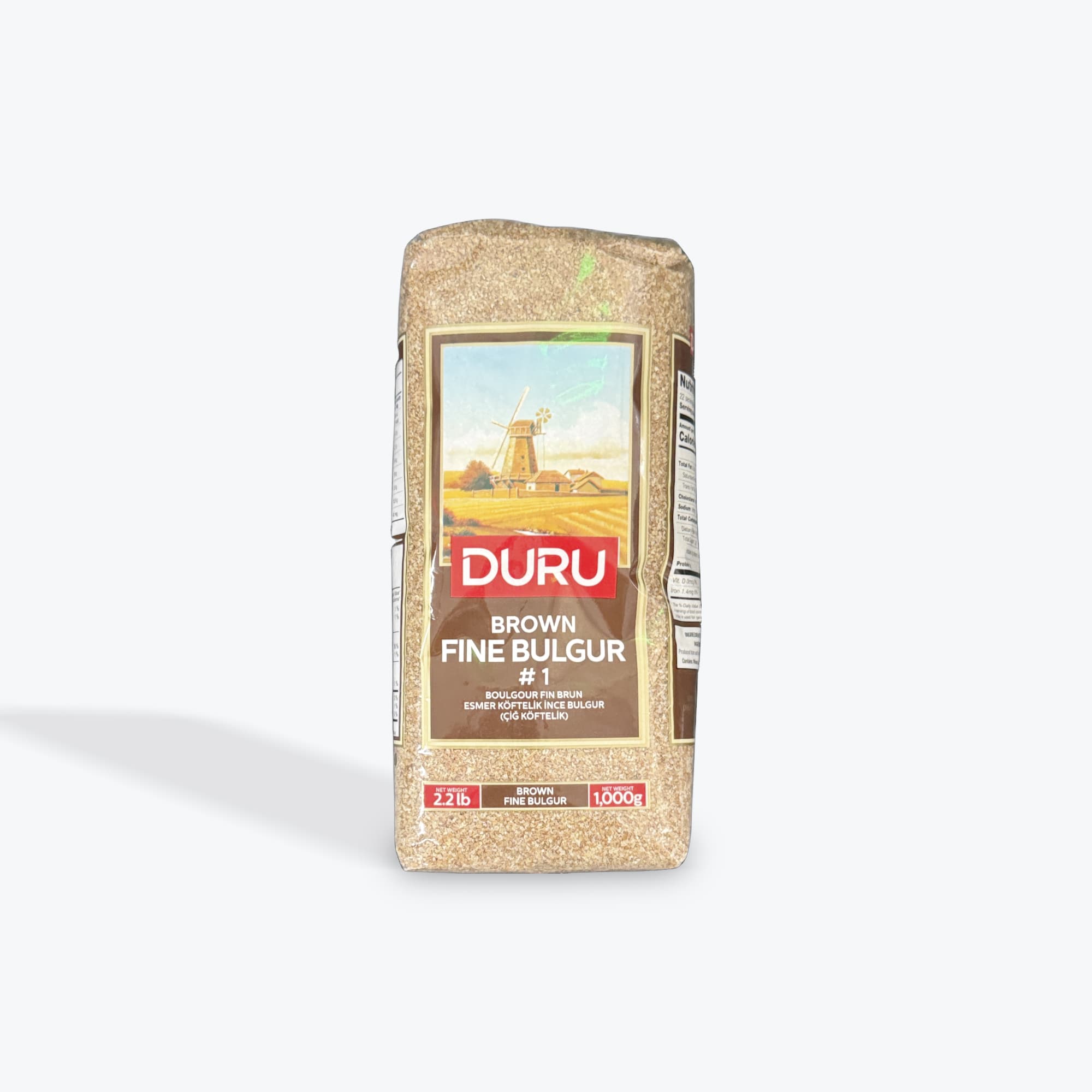 Duru Brown Fine Cracked Wheat #1 1kg