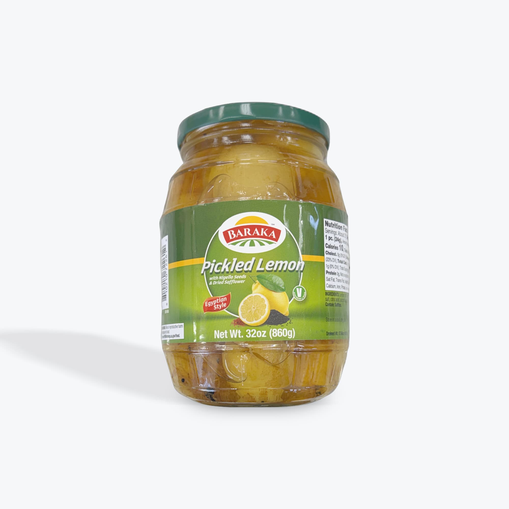 Baraka Pickled Lemon W Black Seeds 950g
