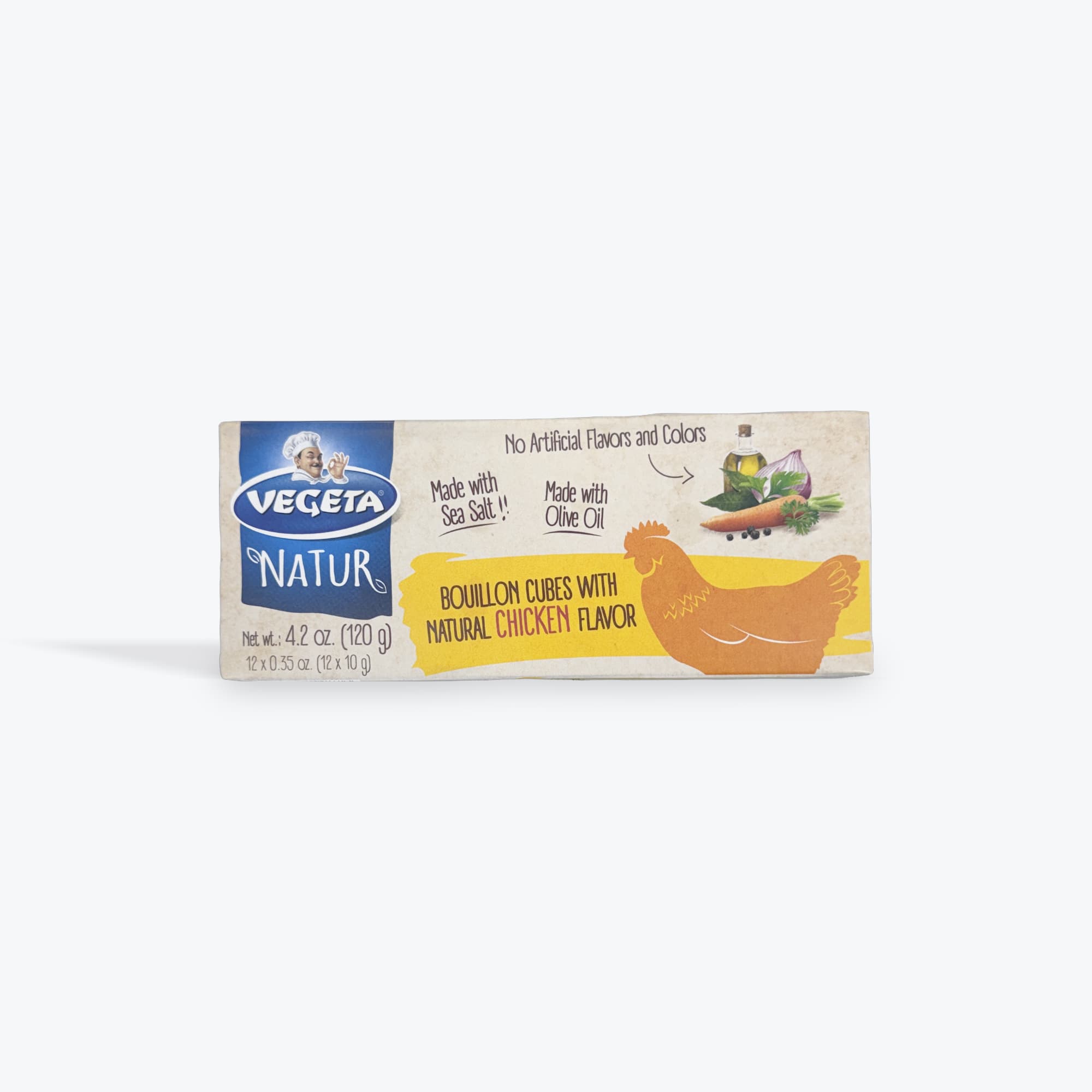 Vegeta Natur Chicken Bouillon Cubes 120g