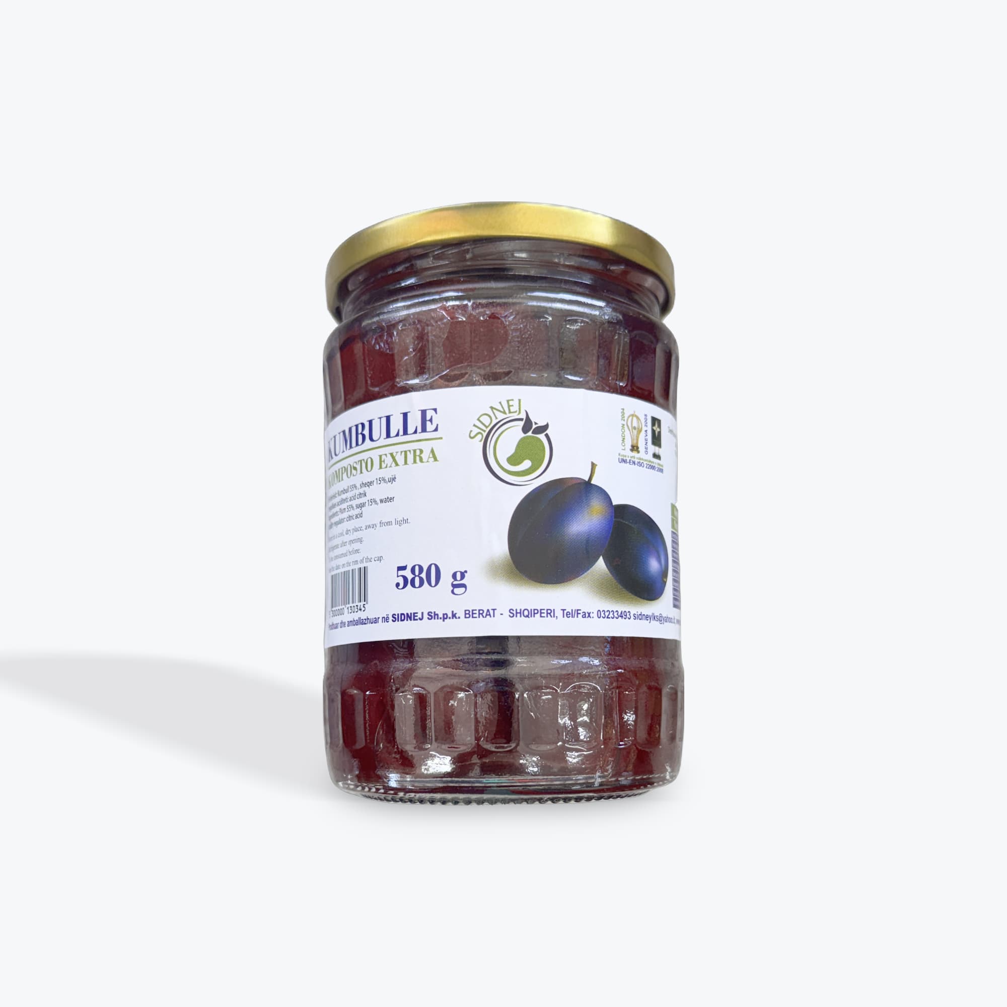 Sidnej Plum Compote 580g