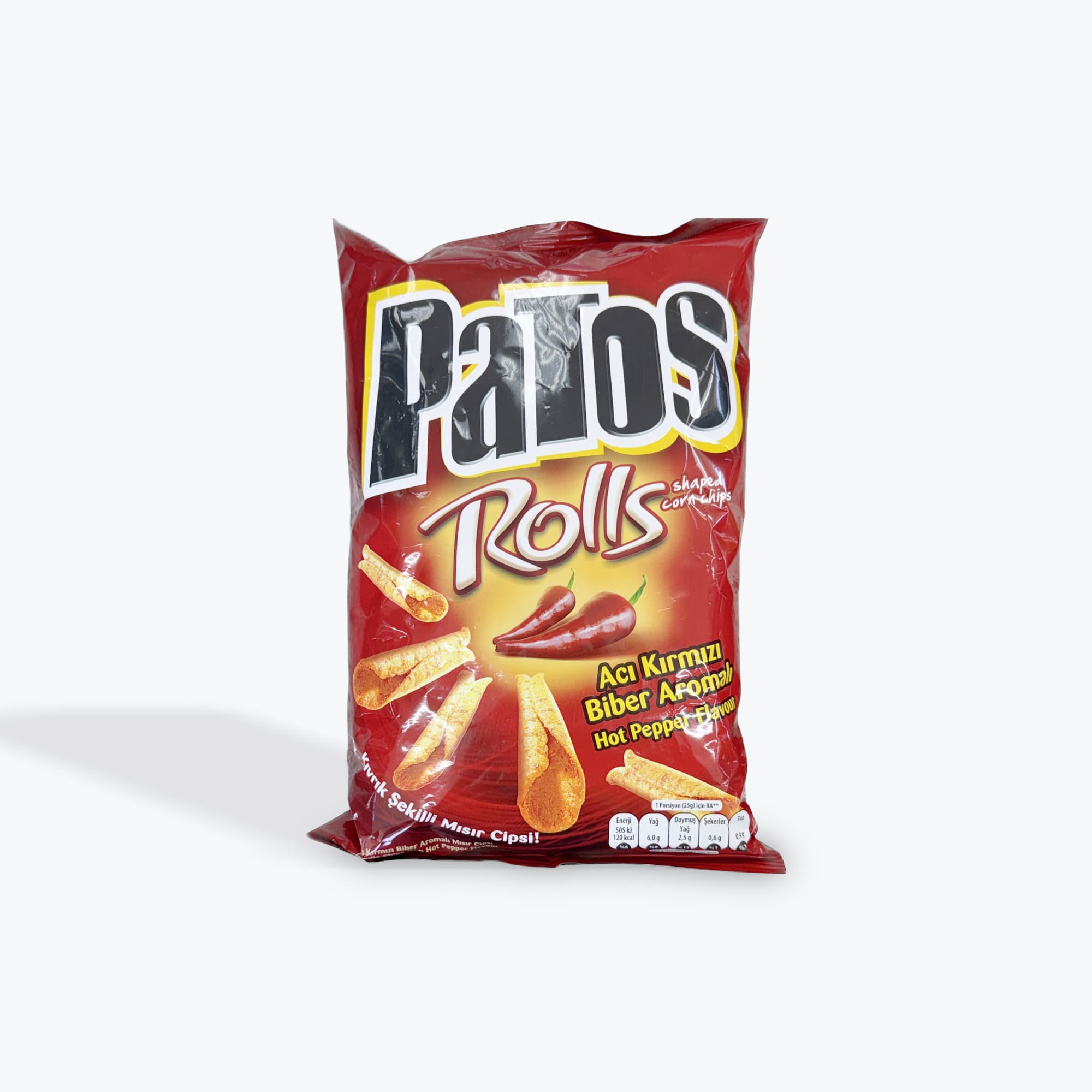 Patos Hot Chili Corn Chips 109g
