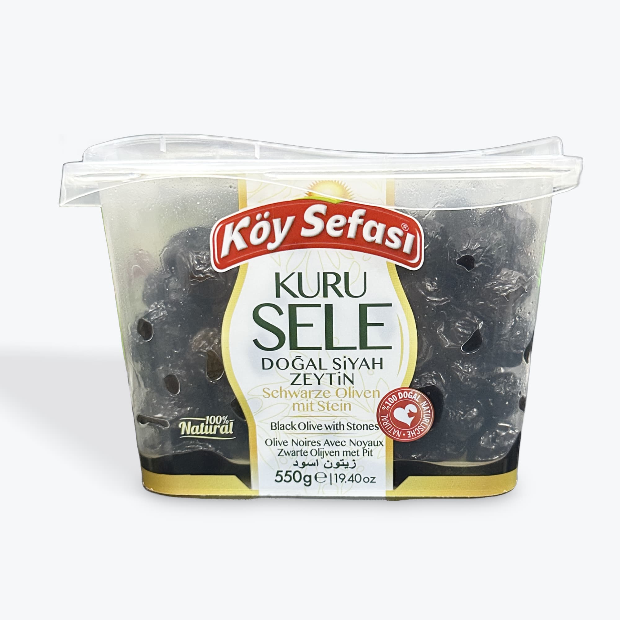 Koy Sefasi Black Olives W Stones 550g